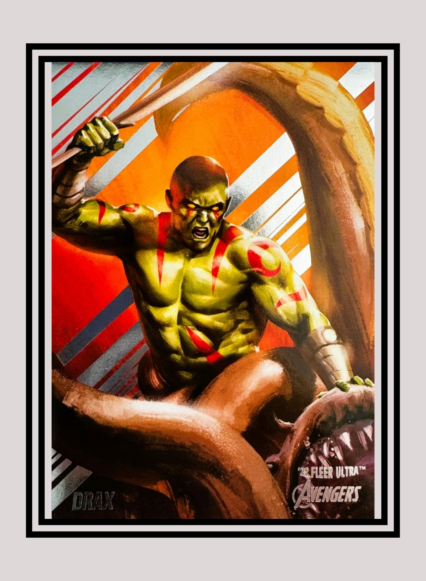Marvel! 1x Drax - Base (#18 - 2022 Fleer Ultra Avengers)