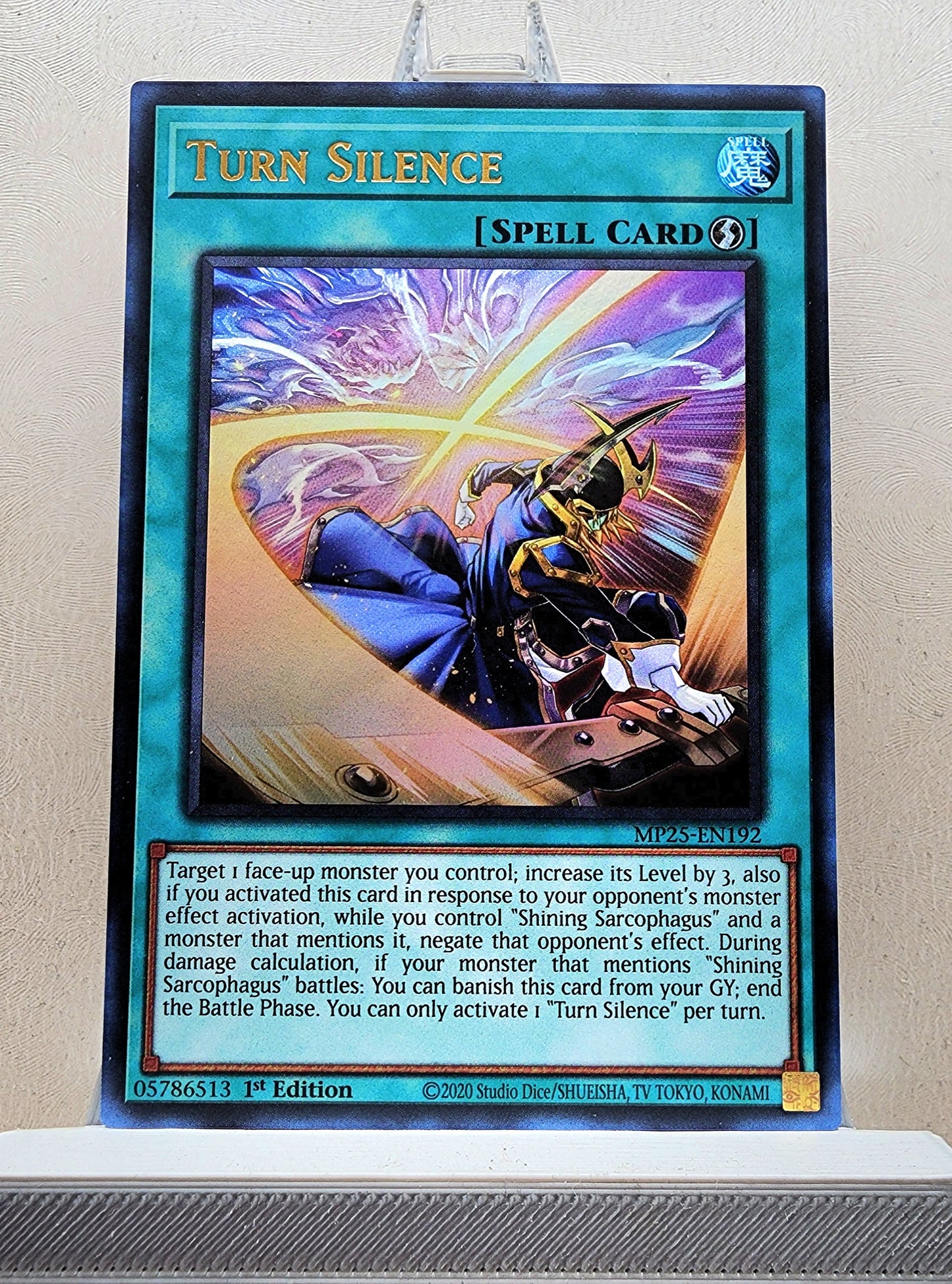 Yugioh! 1x Turn Silence (MP25 - Ultra Rare) 1st Edition