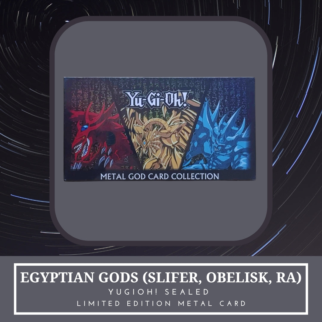 Yugioh! 1x Slifer, Obelisk, Ra Metal Card - Limited Edition (SEALED)
