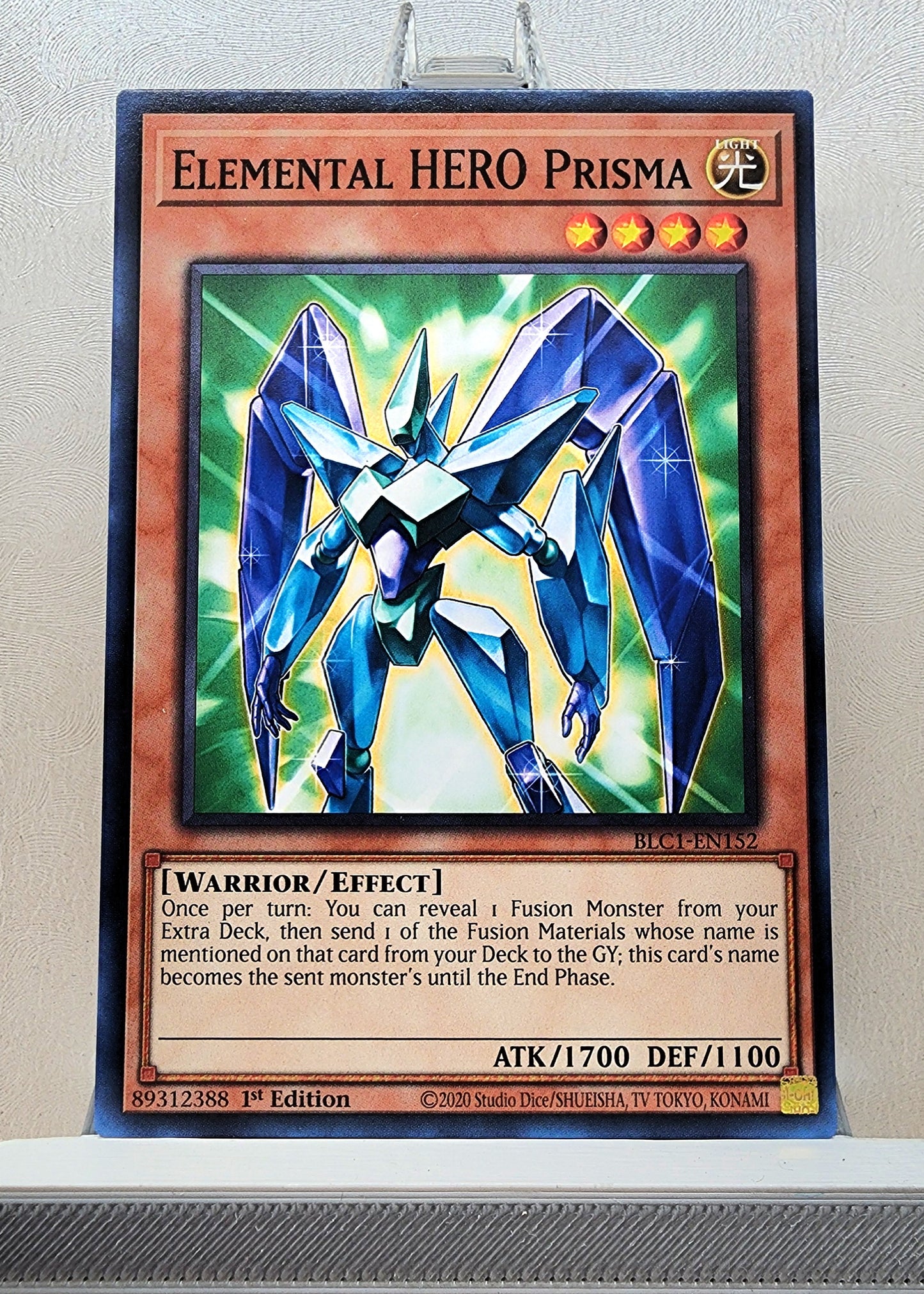 Yugioh! 1x Elemental HERO Prisma (BLC1/SGX4 - Common) 1st Edition