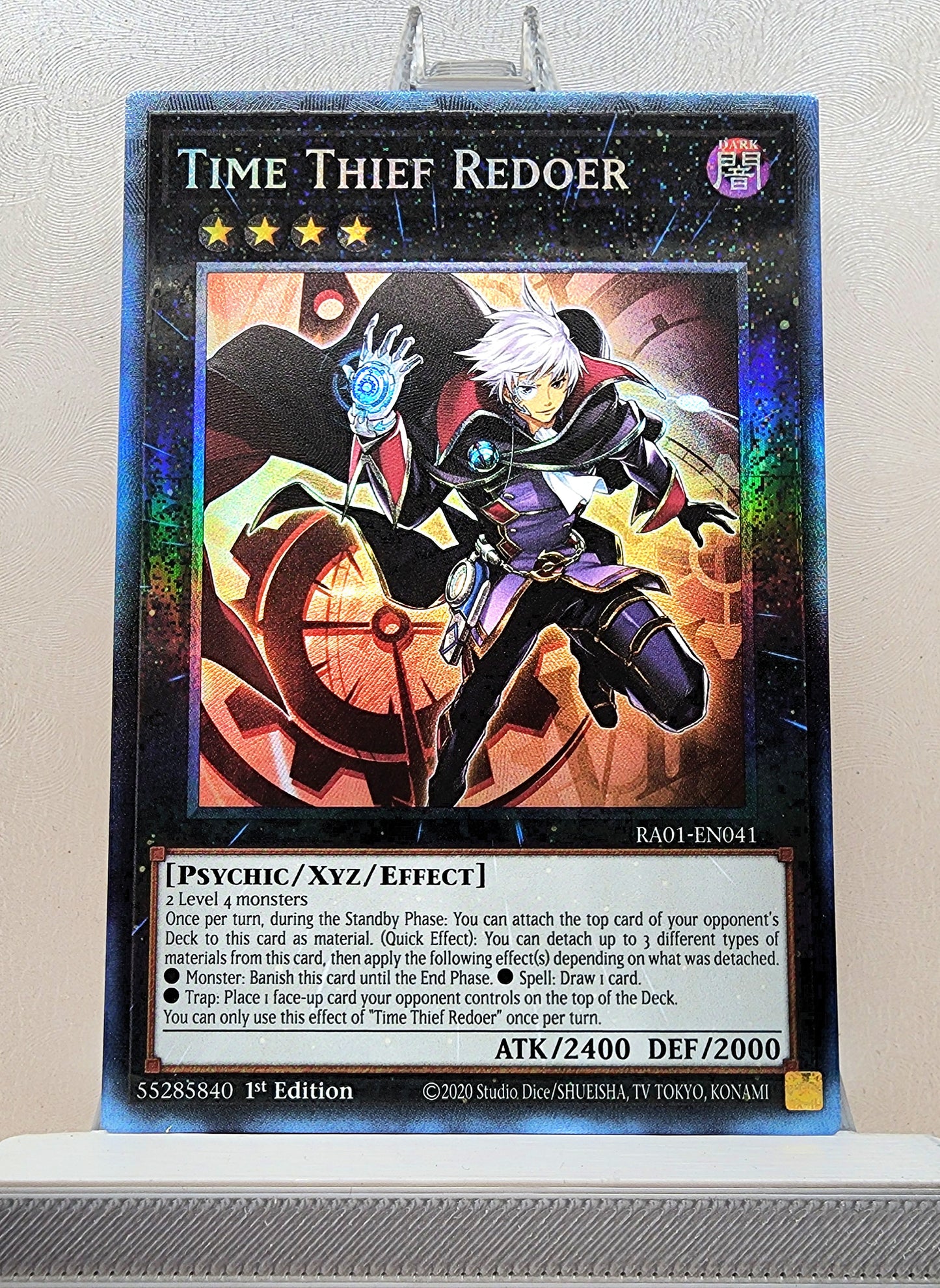 Yugioh! 1x Time Thief Redoer (RA01 - Prismatic Collectors Rare) 1st Edition