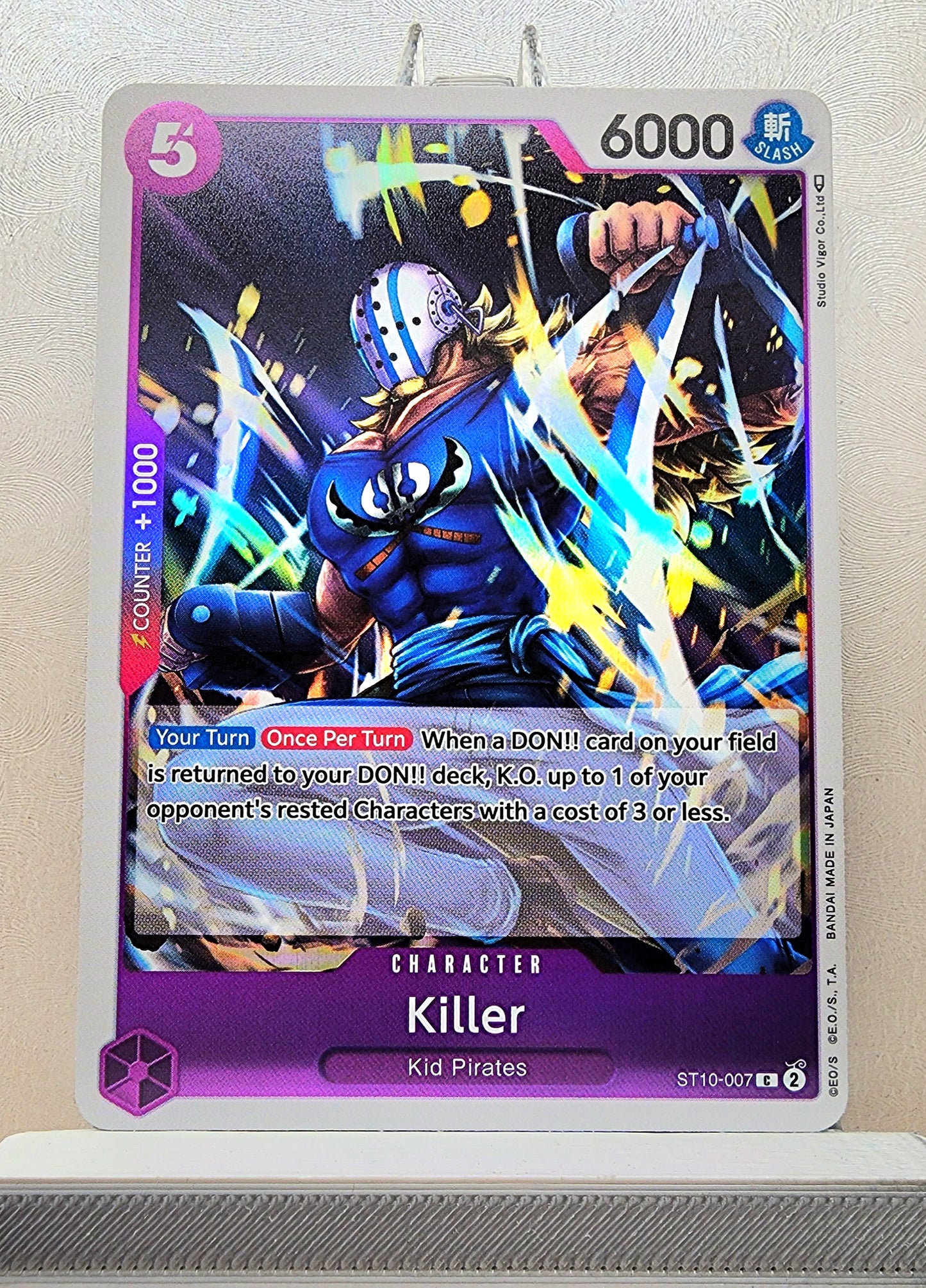 One Piece English! 1x Killer (ST10-007 - Common: Foil)