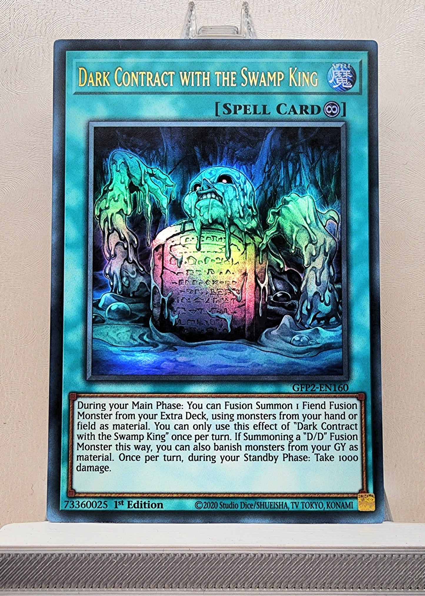 Yugioh! 1x Dark Contract with the Swamp King (GFP2 - Ultra Rare) 1st Edition