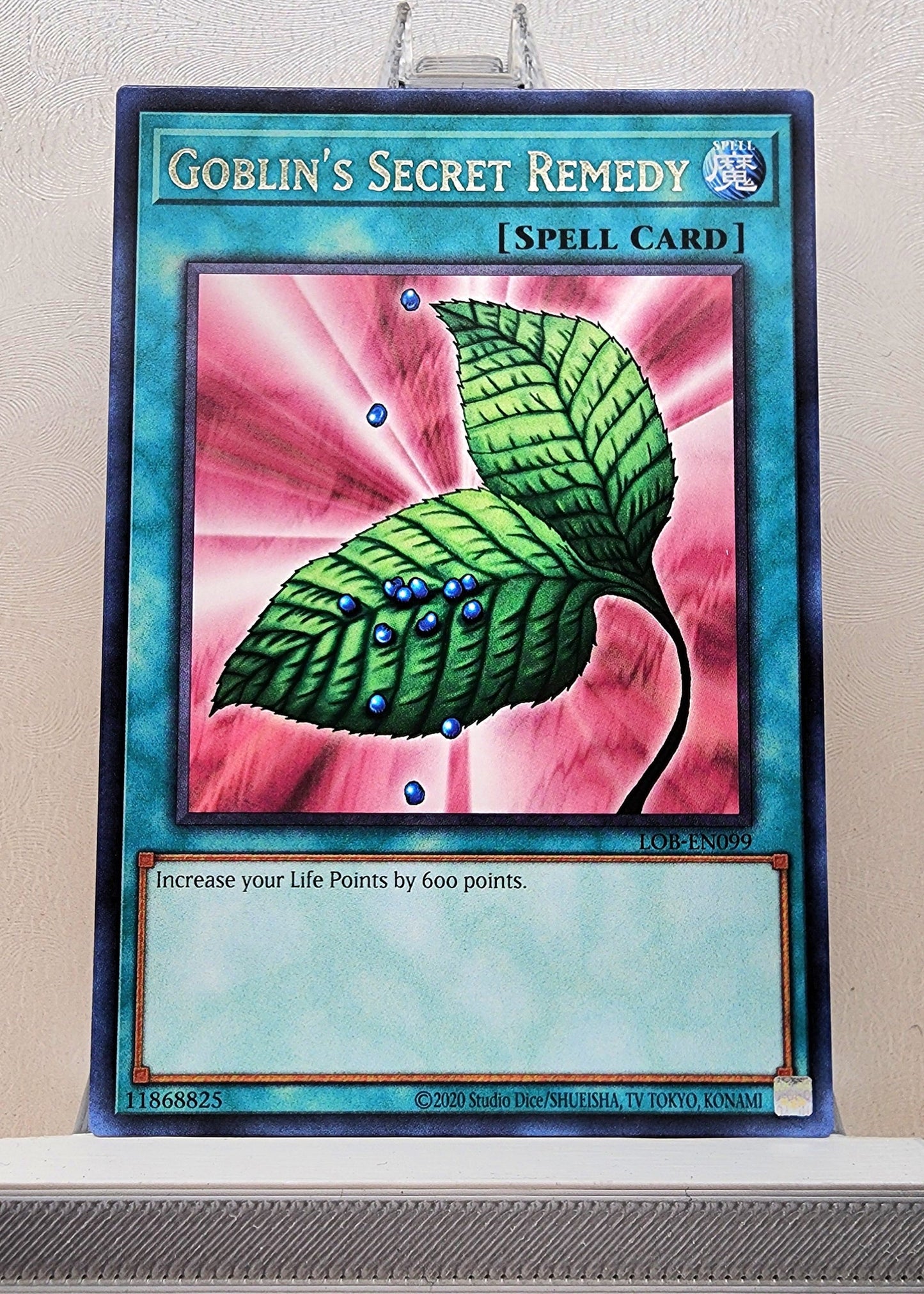 Yugioh! 1x Goblin's Secret Remedy 25th Anniversary (LOB - Rare) Unli Edition