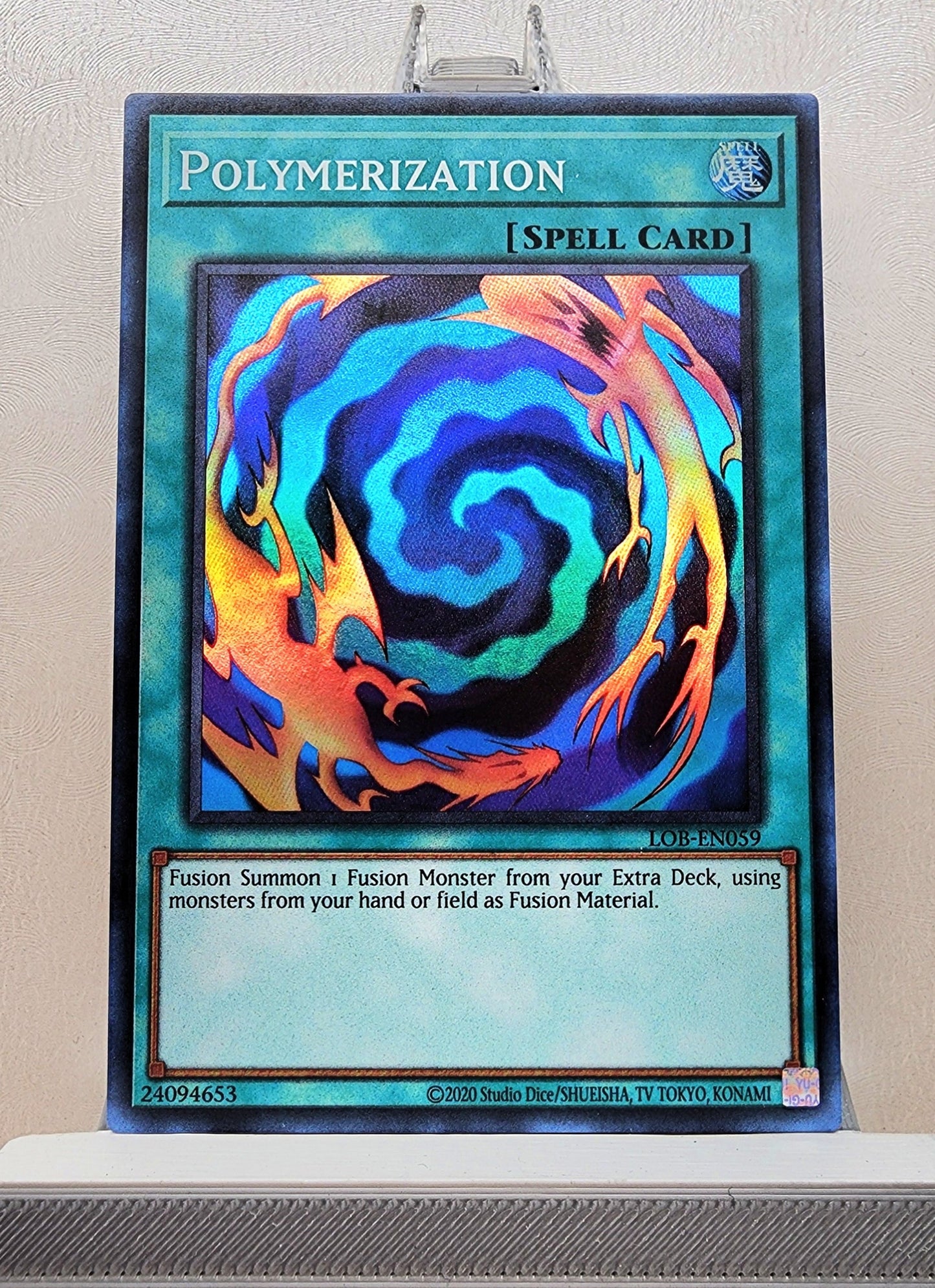 Yugioh! 1x Polymerization 25th Anniversary (LOB - Super Rare) Unli Edition