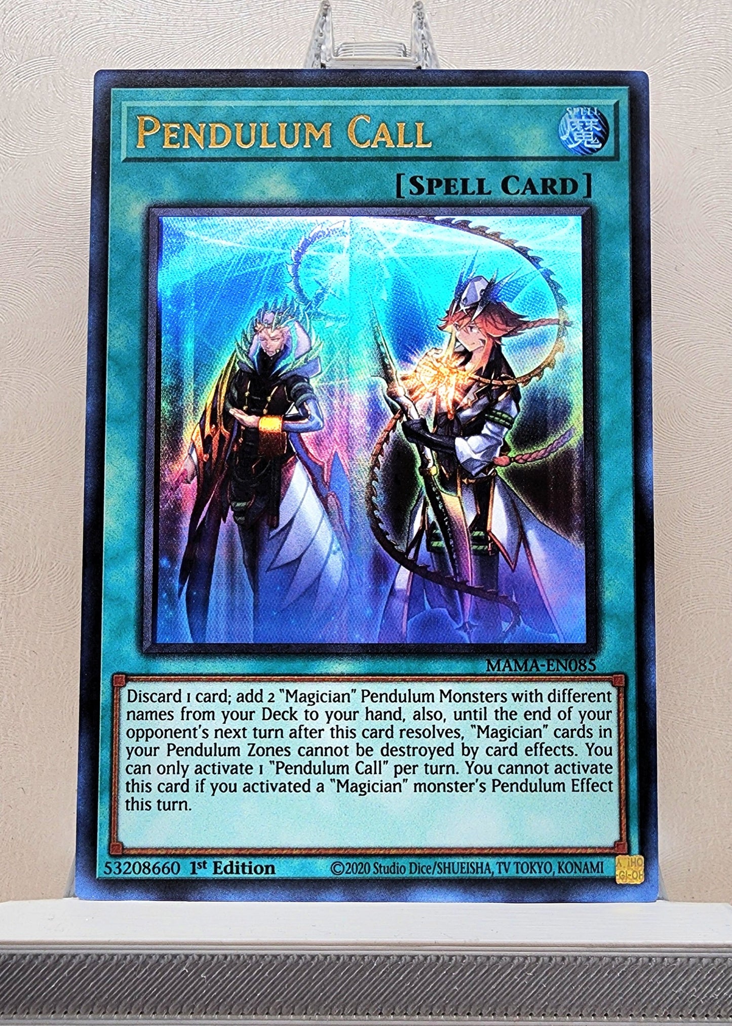 Yugioh! 1x Pendulum Call (MAMA - Ultra Rare) 1st Edition