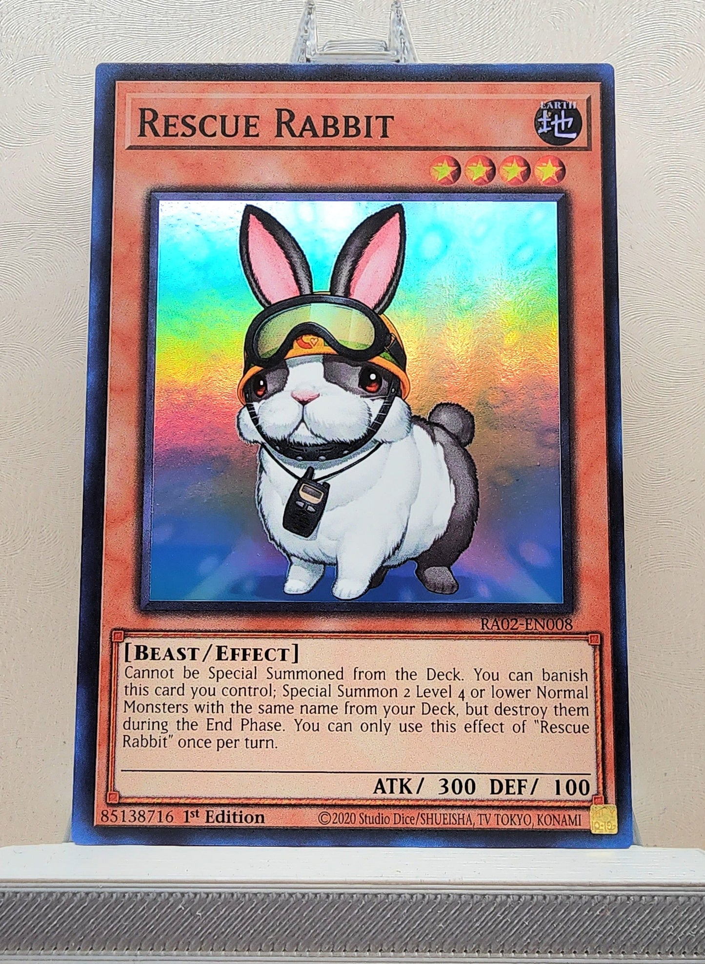 Yugioh! 1x Rescue Rabbit (RA02 - Super Rare) 1st Edition