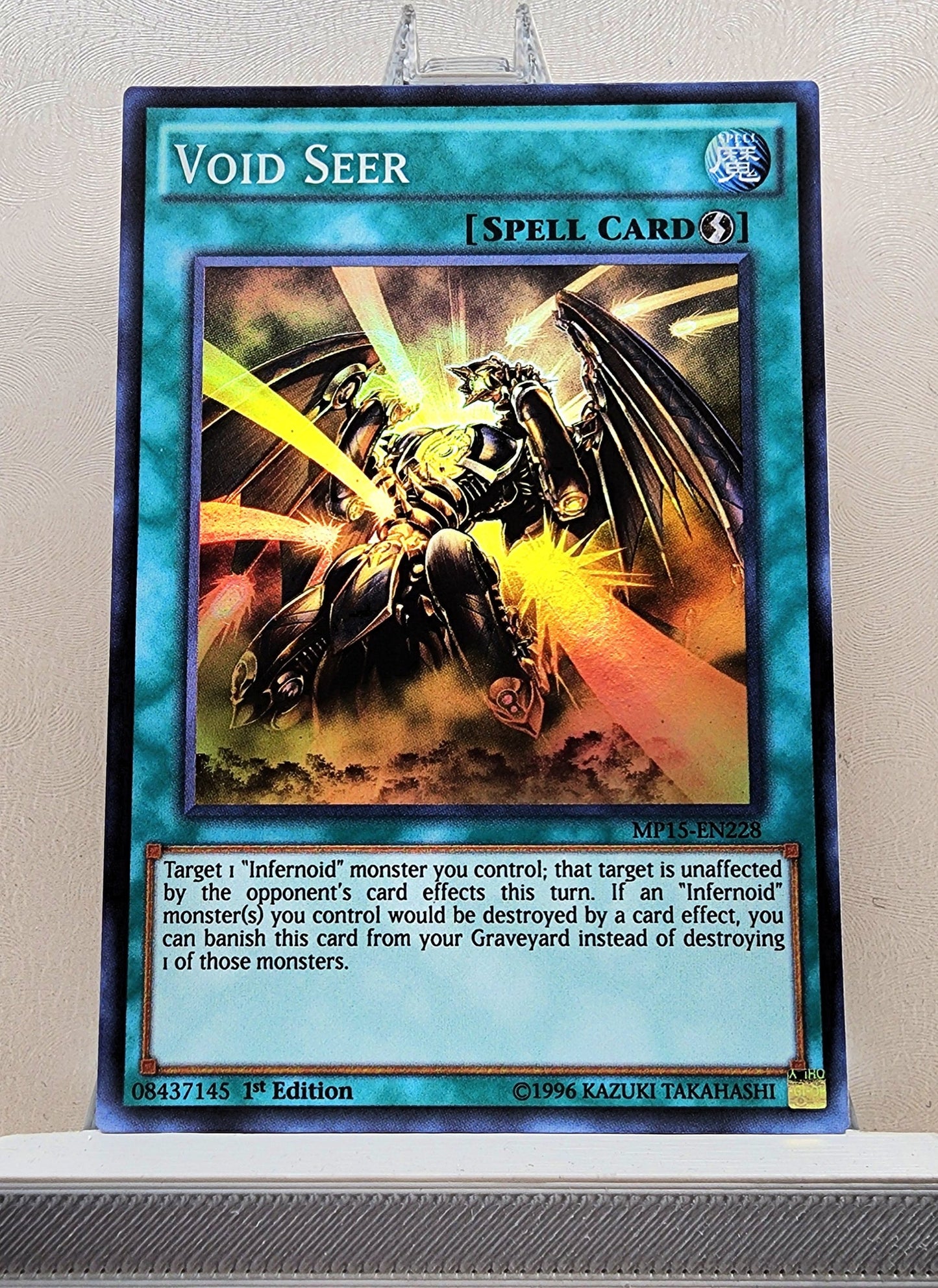 Yugioh! 1x Void Seer (MP15/SECE - Super Rare) 1st Edition