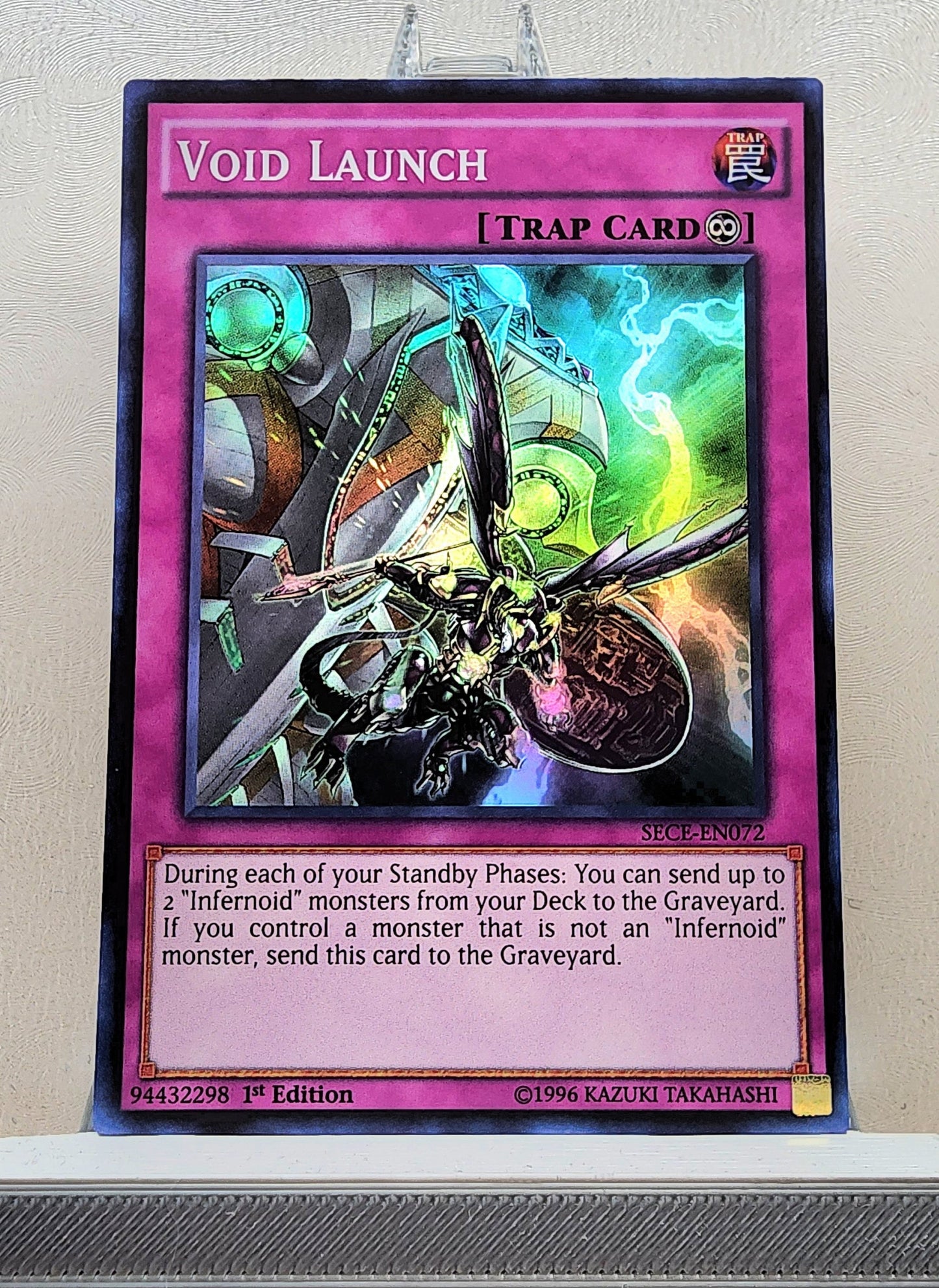 Yugioh! 1x Void Launch (SECE - Super Rare) 1st/Limited Edition