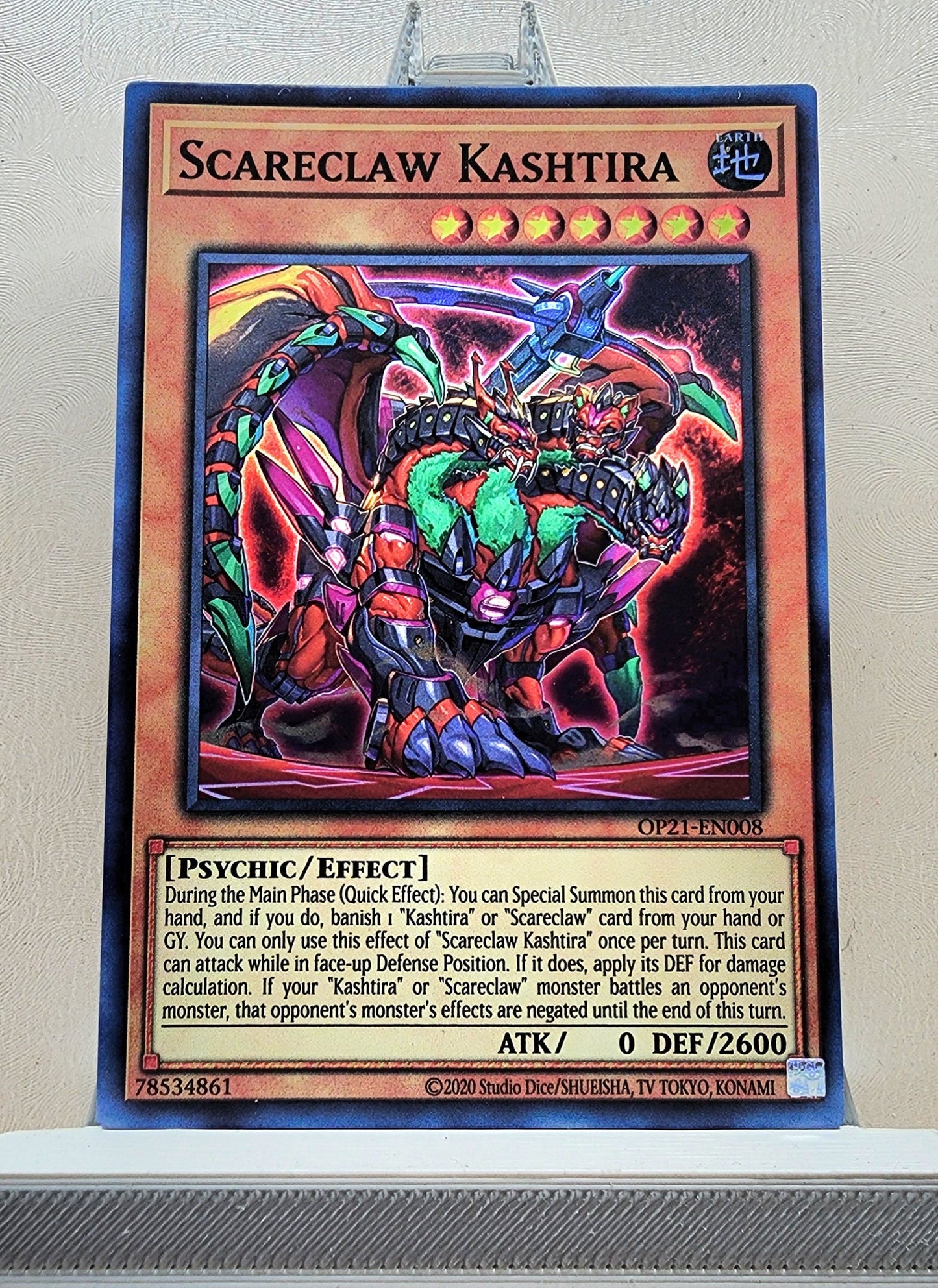 Yugioh! 1x Scareclaw Kashtira (OP21 - Super Rare) Unli Edition