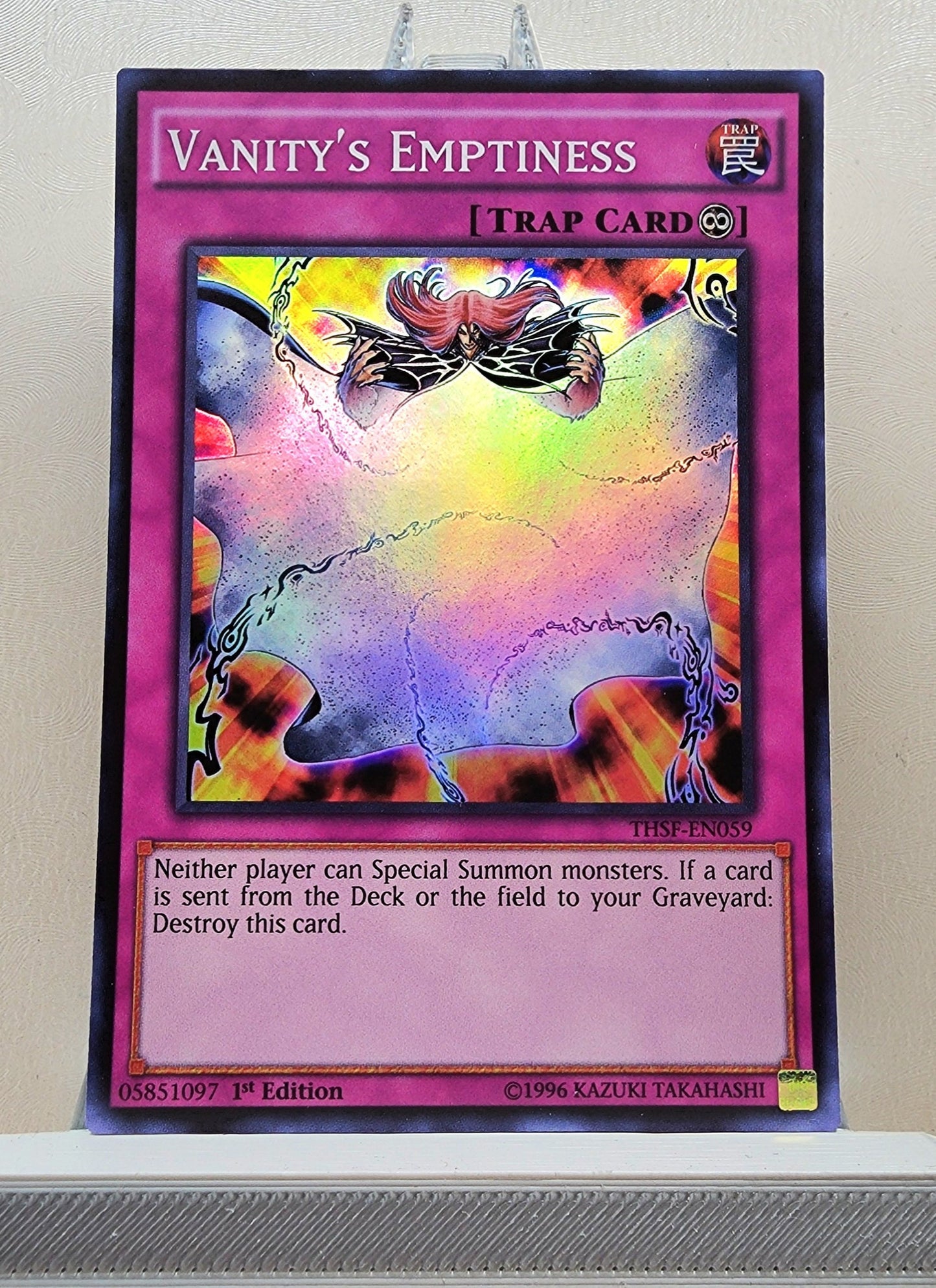 Yugioh! 1x Vanity's Emptiness (THSF - Super Rare) 1st/Unli Edition