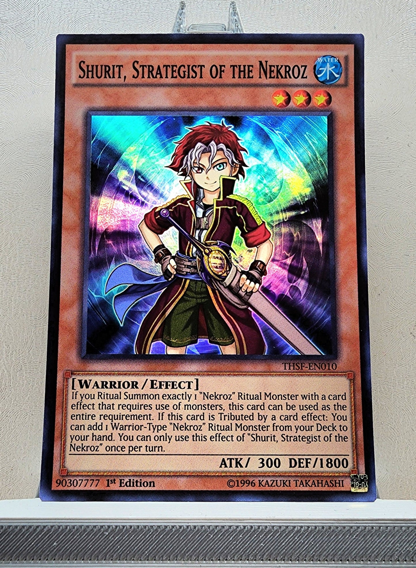 Yugioh! 1x Shurit, Strategist of the Nekroz (THSF - Super Rare) 1st/Unli Edition
