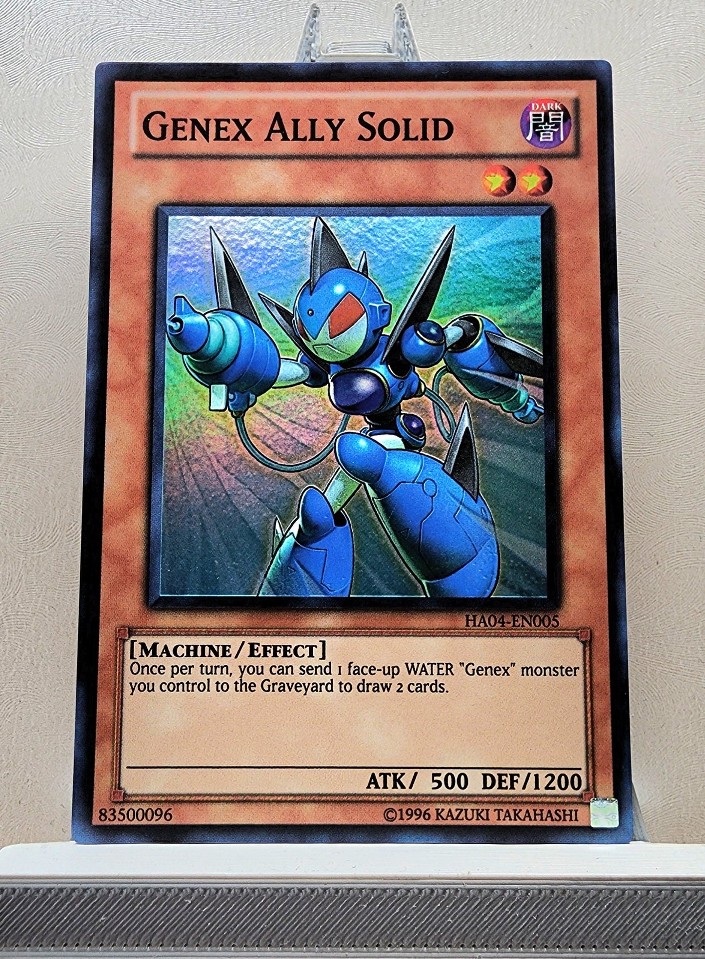 Yugioh! 1x Genex Ally Solid (HA04 - Super Rare) 1st/Unli Edition