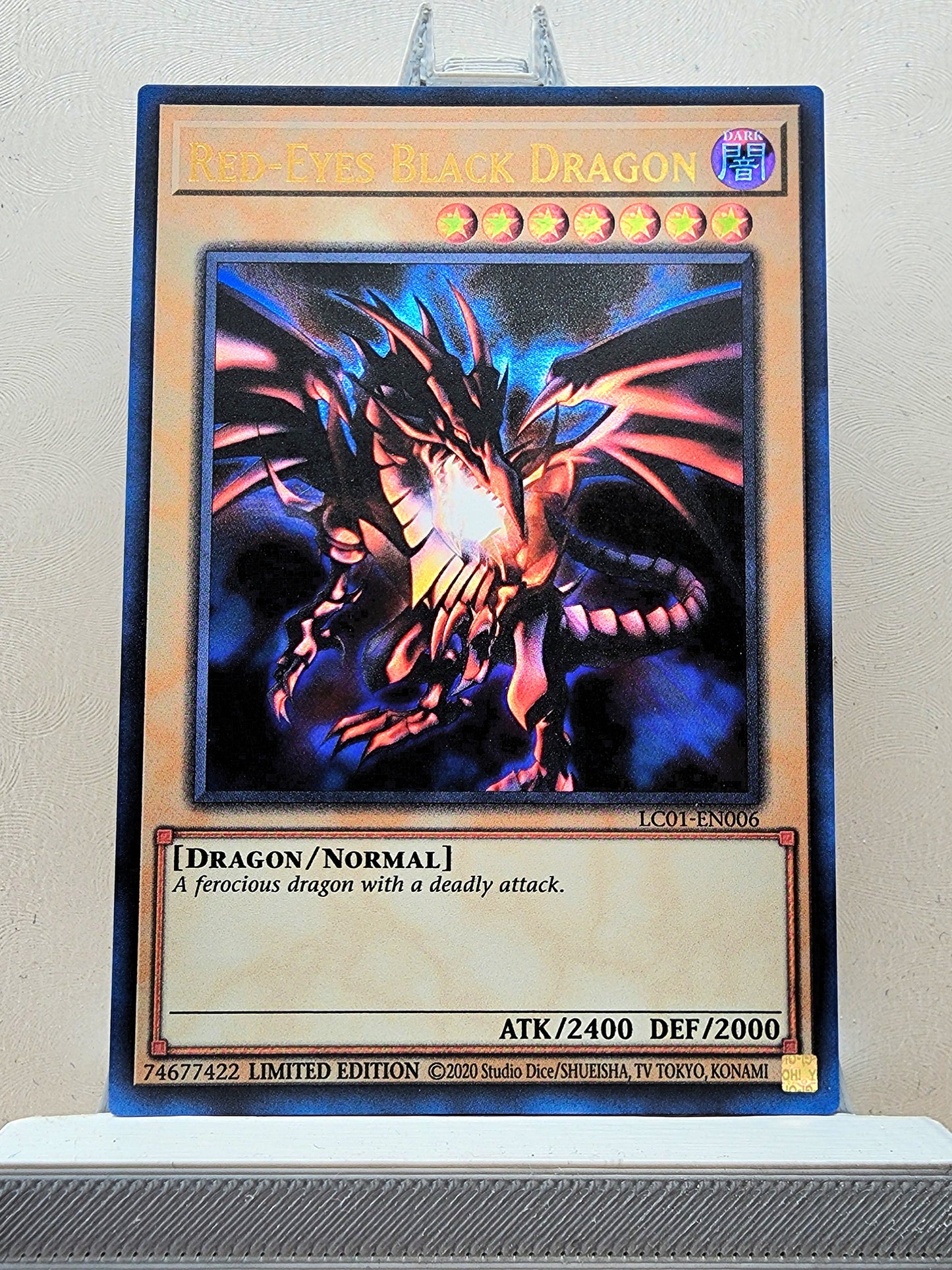 Yugioh! 1x Red-Eyes B. Dragon 25th Anniversary (LC01 - Ultra Rare) Limited Edition