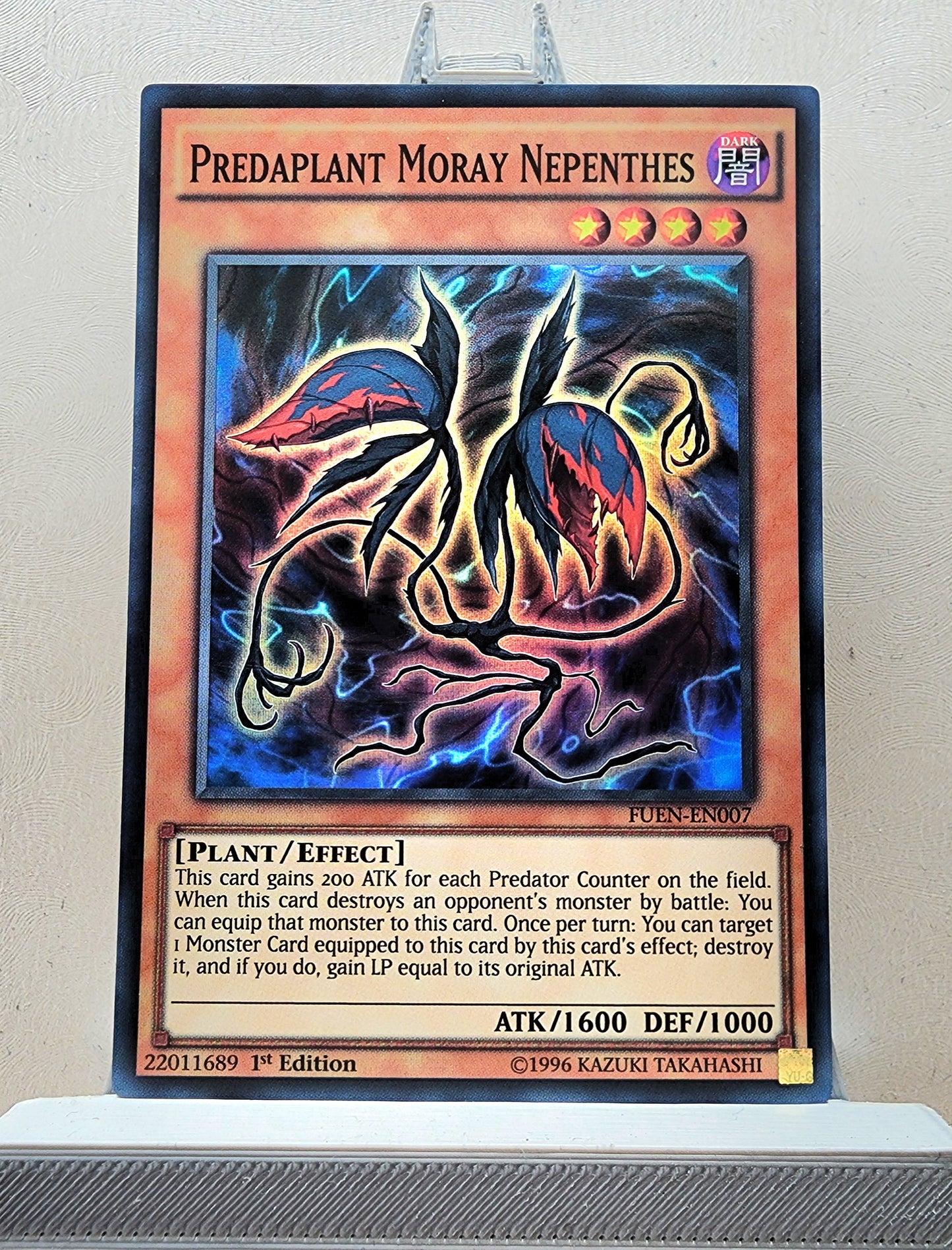 Yugioh! 1x Predaplant Moray Nepenthes (FUEN - Super Rare) 1st/Unli Edition