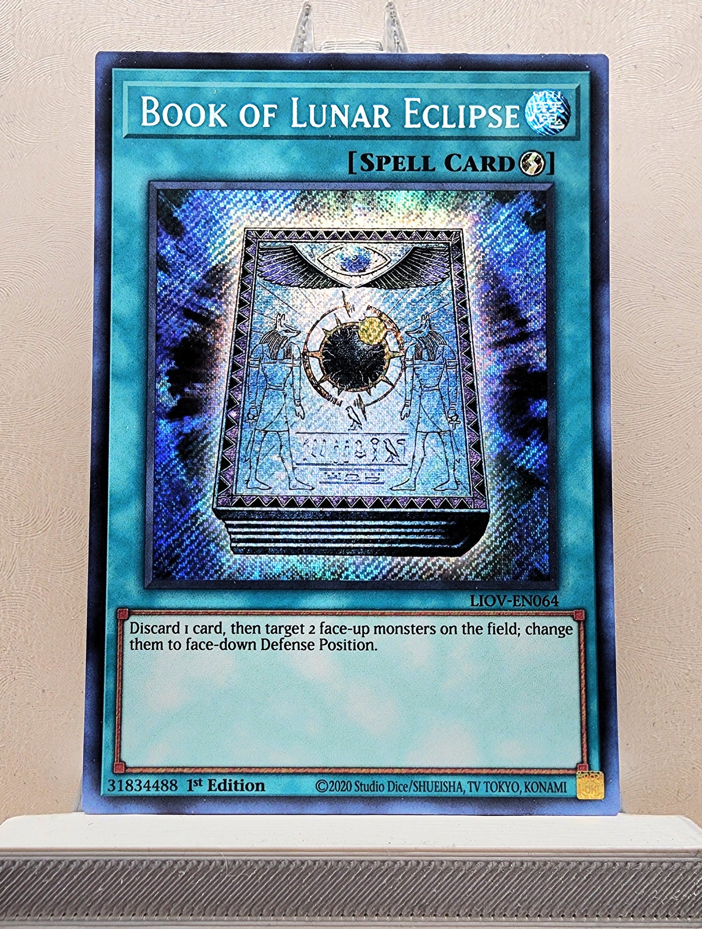 Yugioh! 1x Book of Lunar Eclipse (LIOV - Secret Rare) 1st Edition