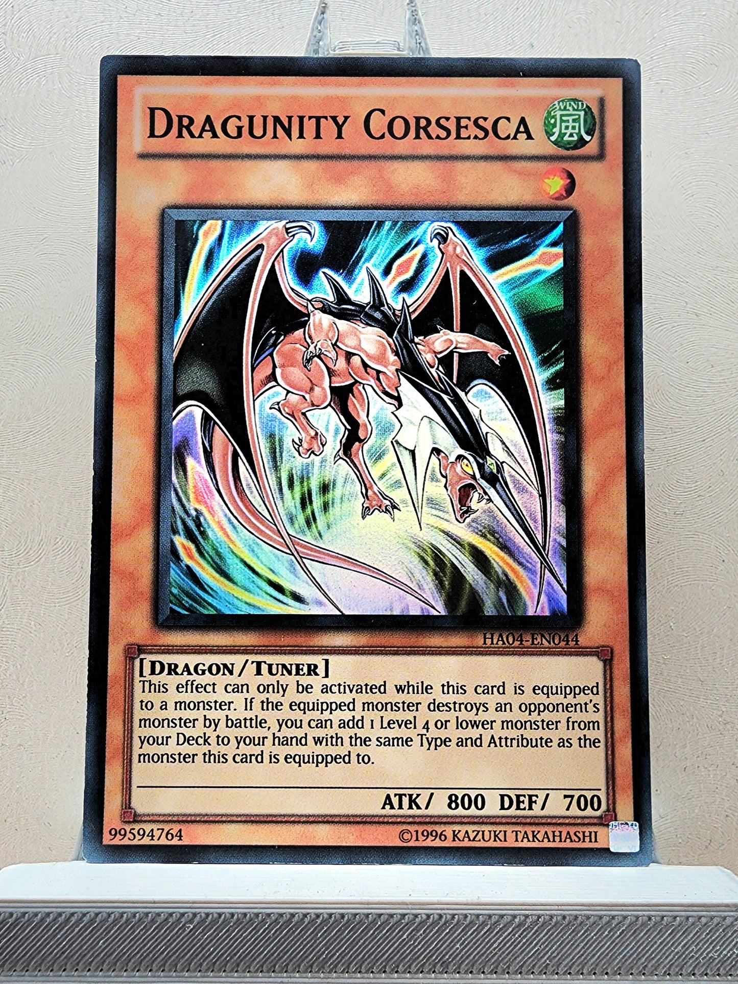 Yugioh! 1x Dragunity Corsesca (HA04 - Super Rare) 1st/Unli Edition
