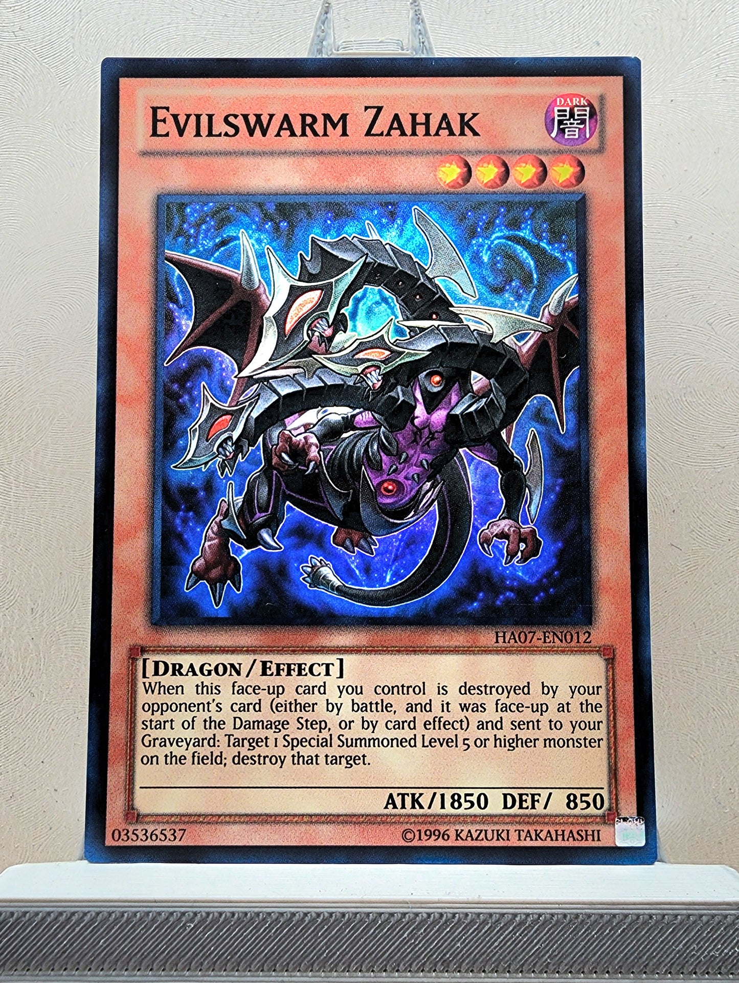 Yugioh! 1x Evilswarm Zahak (HA07 - Super Rare) 1st/Unli Edition