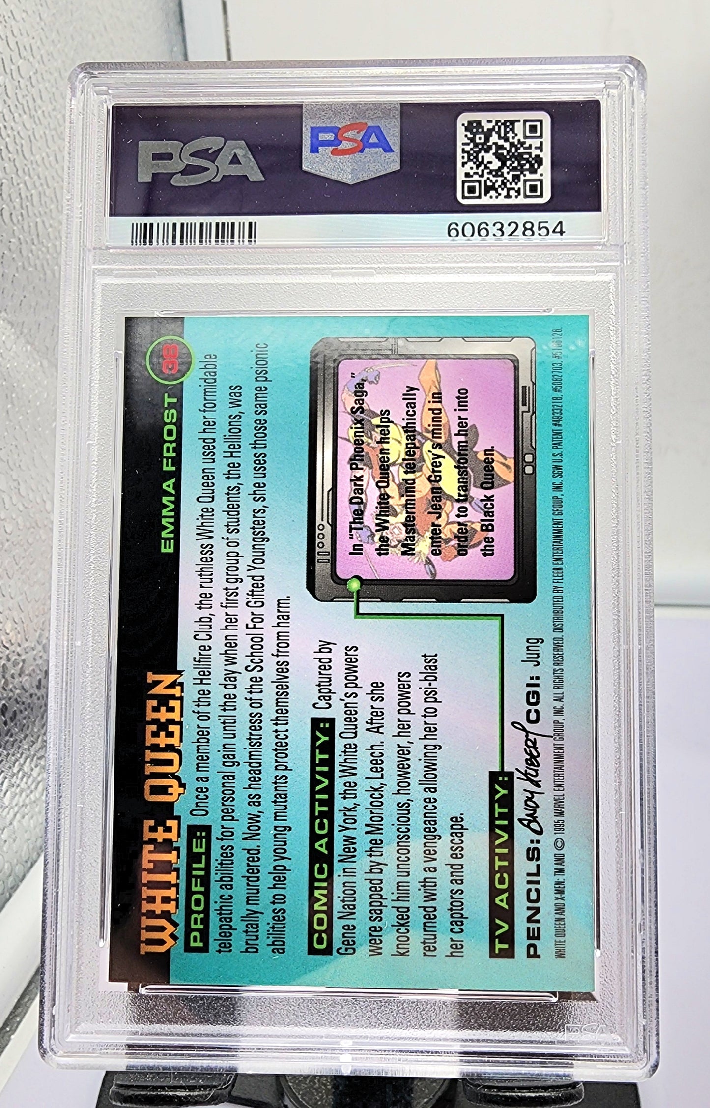 Marvel! 1x White Queen PSA 9 (Chromium - 1995 Fleer Ultra X-Men)