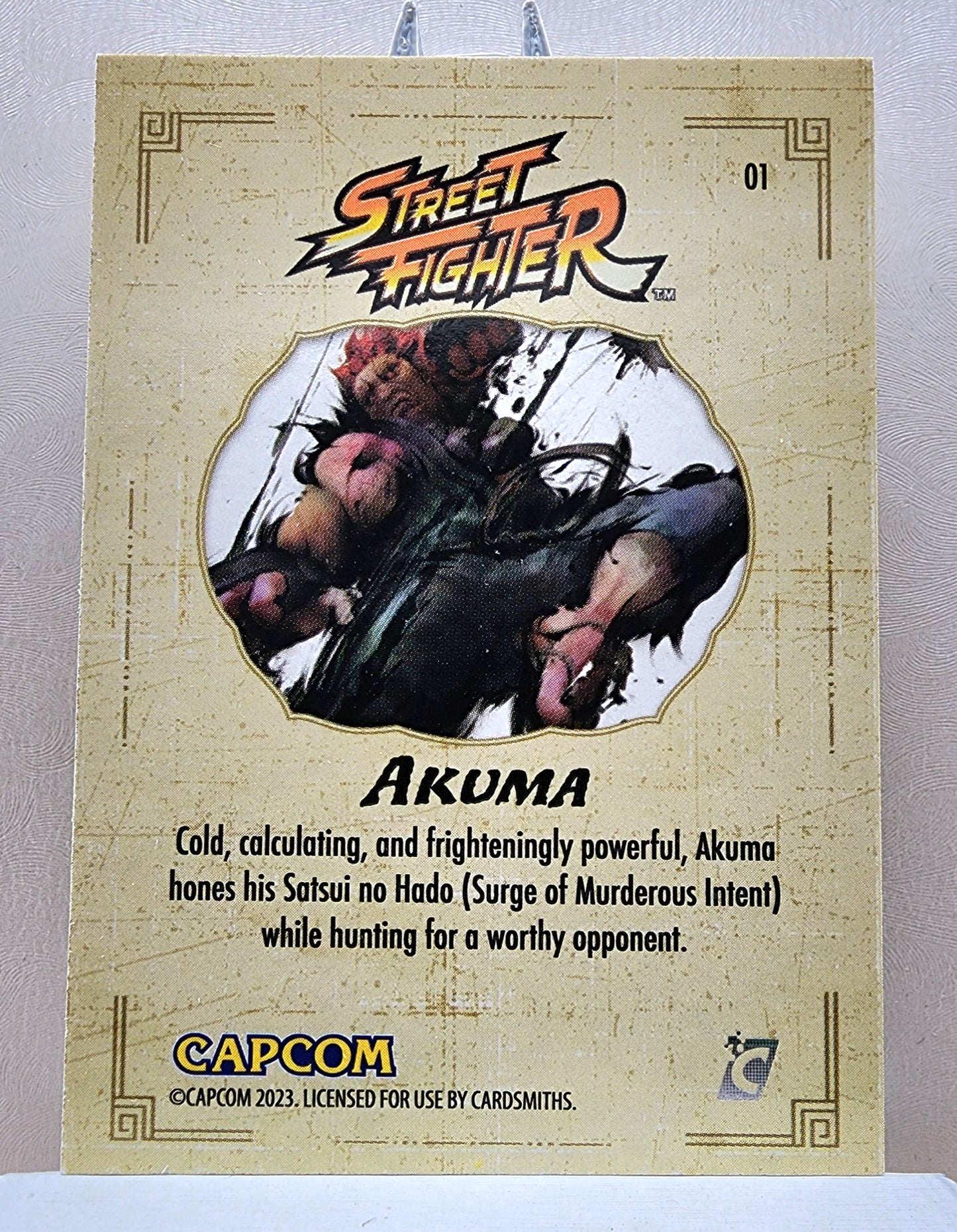 Street Fighter! 1x Akuma - Base (#01 - 2023 Cardsmiths Street Fighter Series One)