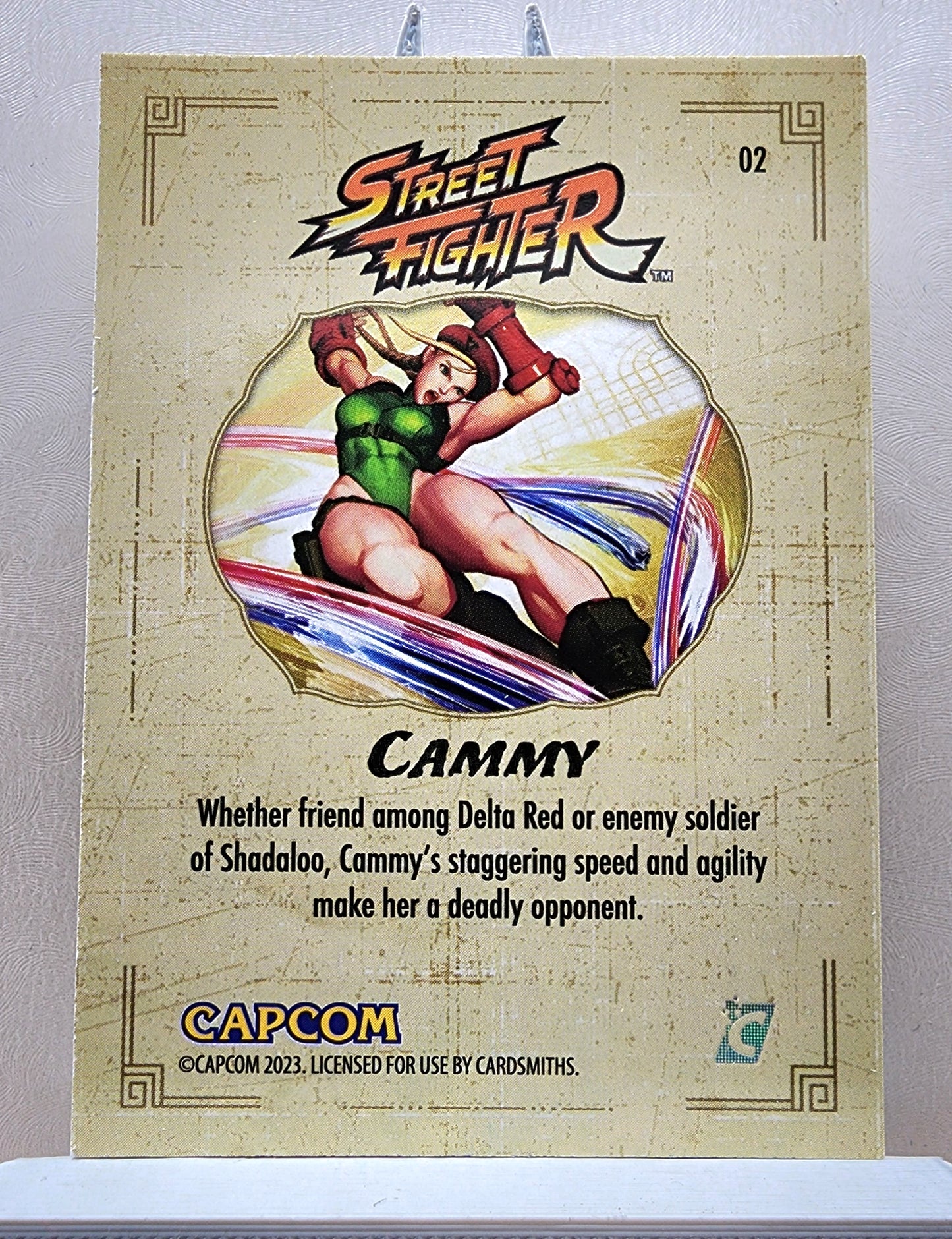 Street Fighter! 1x Cammy - Base (#02 - 2023 Cardsmiths Street Fighter Series One)