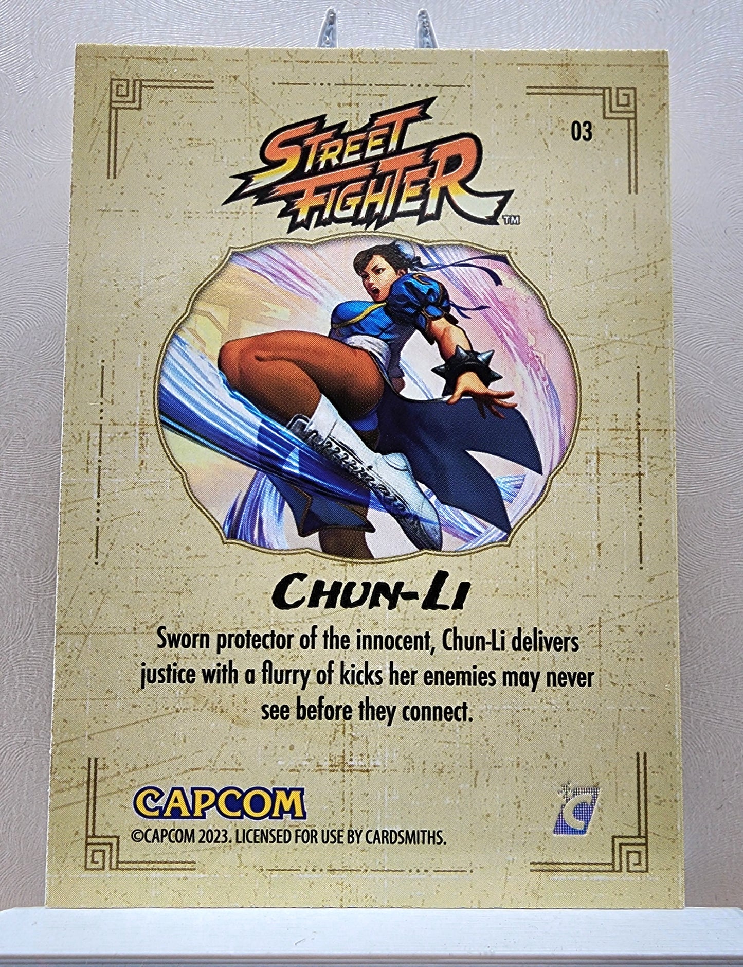 Street Fighter! 1x Chun-Li - Base (#03 - 2023 Cardsmiths Street Fighter Series One)