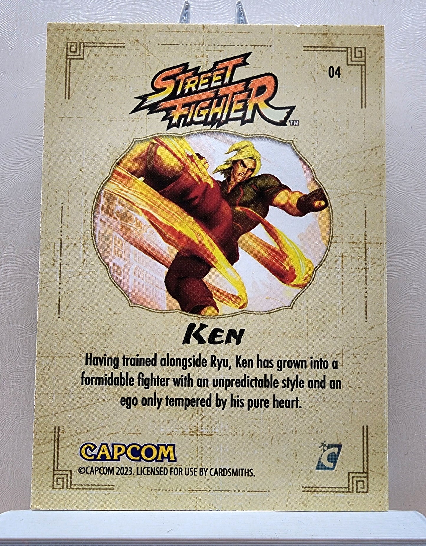 Street Fighter! 1x Ken - Base (#04 - 2023 Cardsmiths Street Fighter Series One)
