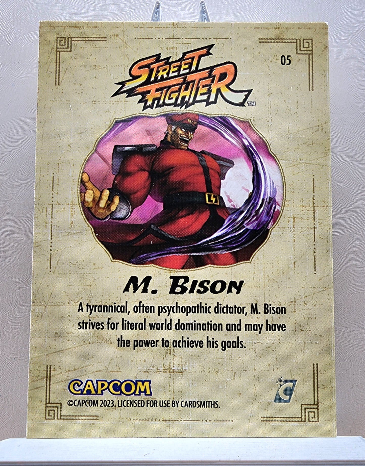 Street Fighter! 1x Bison - Base (#05 - 2023 Cardsmiths Street Fighter Series One)
