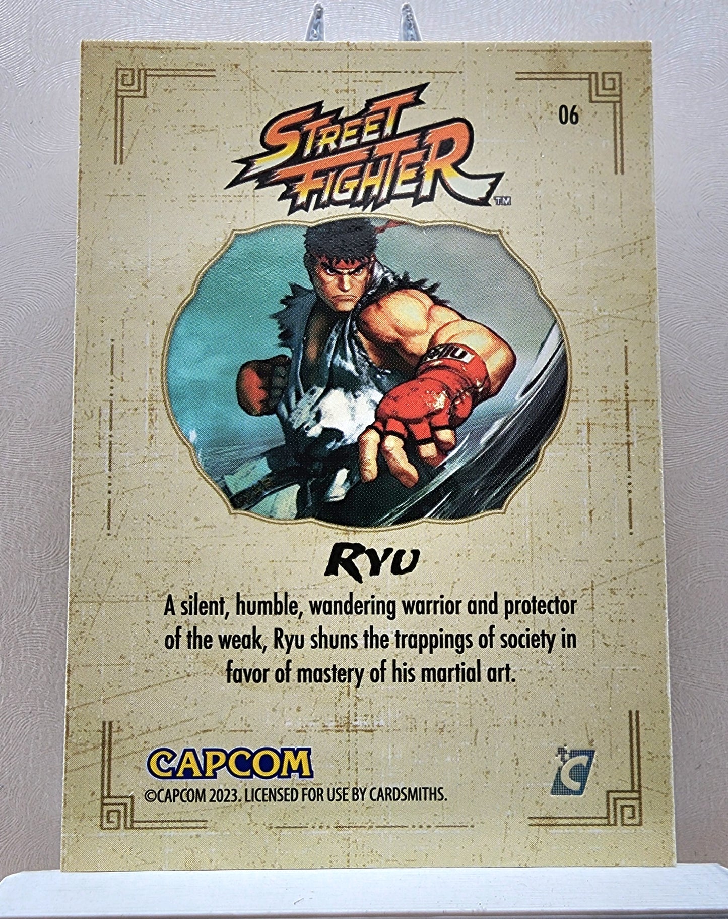 Street Fighter! 1x Ryu - Base (#06 - 2023 Cardsmiths Street Fighter Series One)