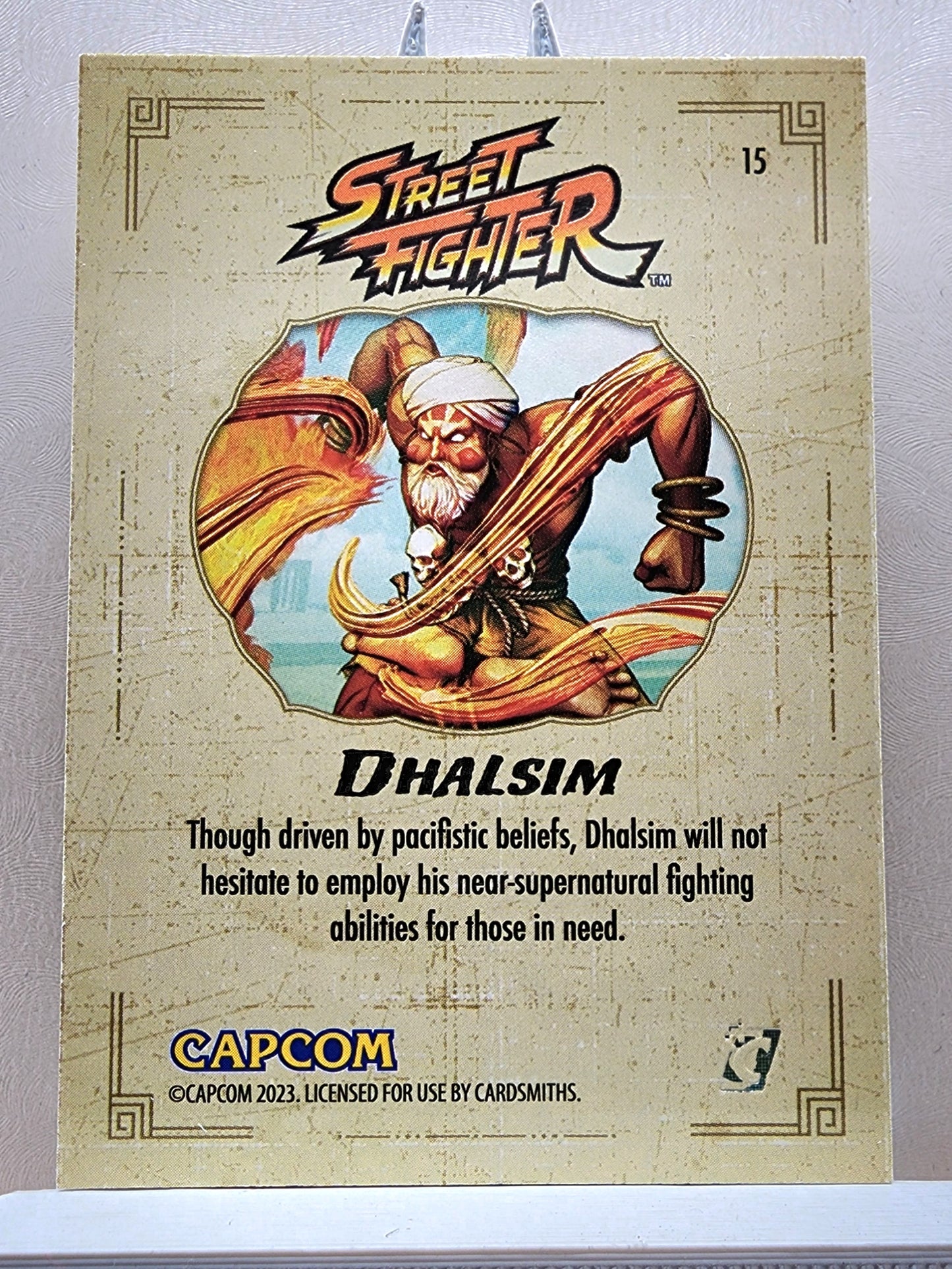 Street Fighter! 1x Dhalsim - Base (#15 - 2023 Cardsmiths Street Fighter Series One)