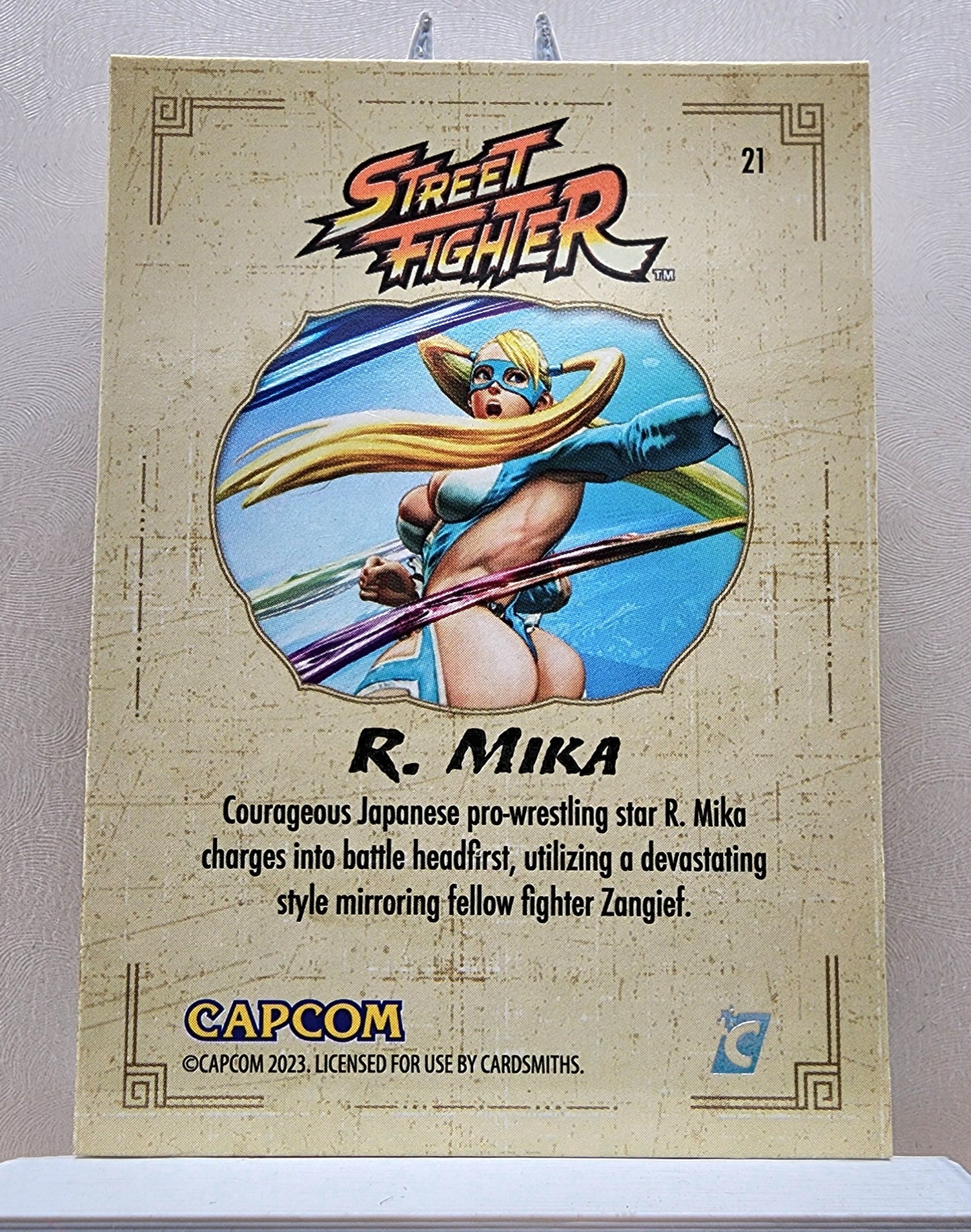 Street Fighter! 1x R. Mika - Base (#21 - 2023 Cardsmiths Street Fighter Series One)