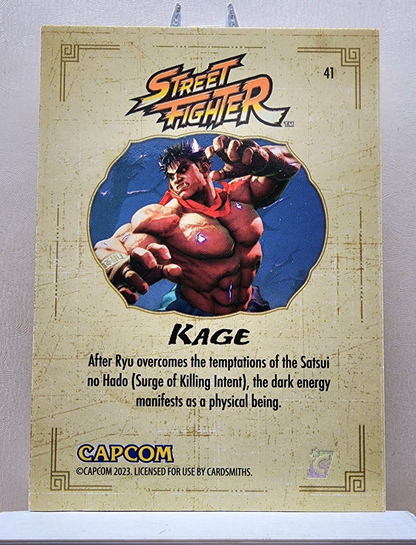 Street Fighter! 1x Kage - Base (#41 - 2023 Cardsmiths Street Fighter Series One)