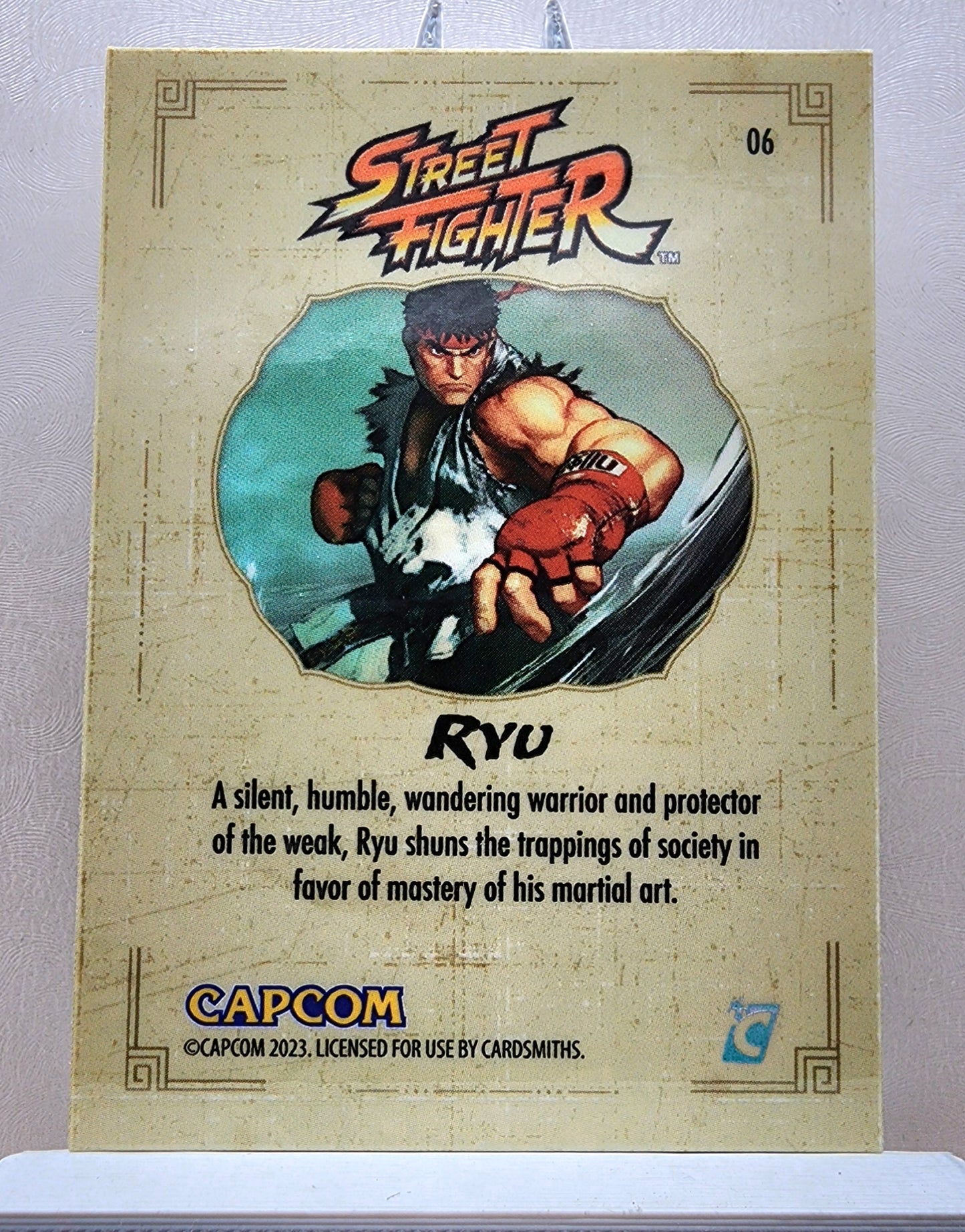 Street Fighter! 1x Ryu - Hyperwave Holofoil (#06 - 2023 Cardsmiths Street Fighter Series One)