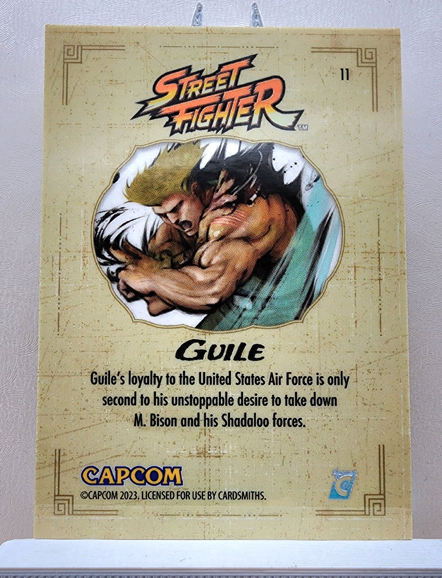 Street Fighter! 1x Guile - Rainbow Holofoil (#11 - 2023 Cardsmiths Street Fighter Series One)