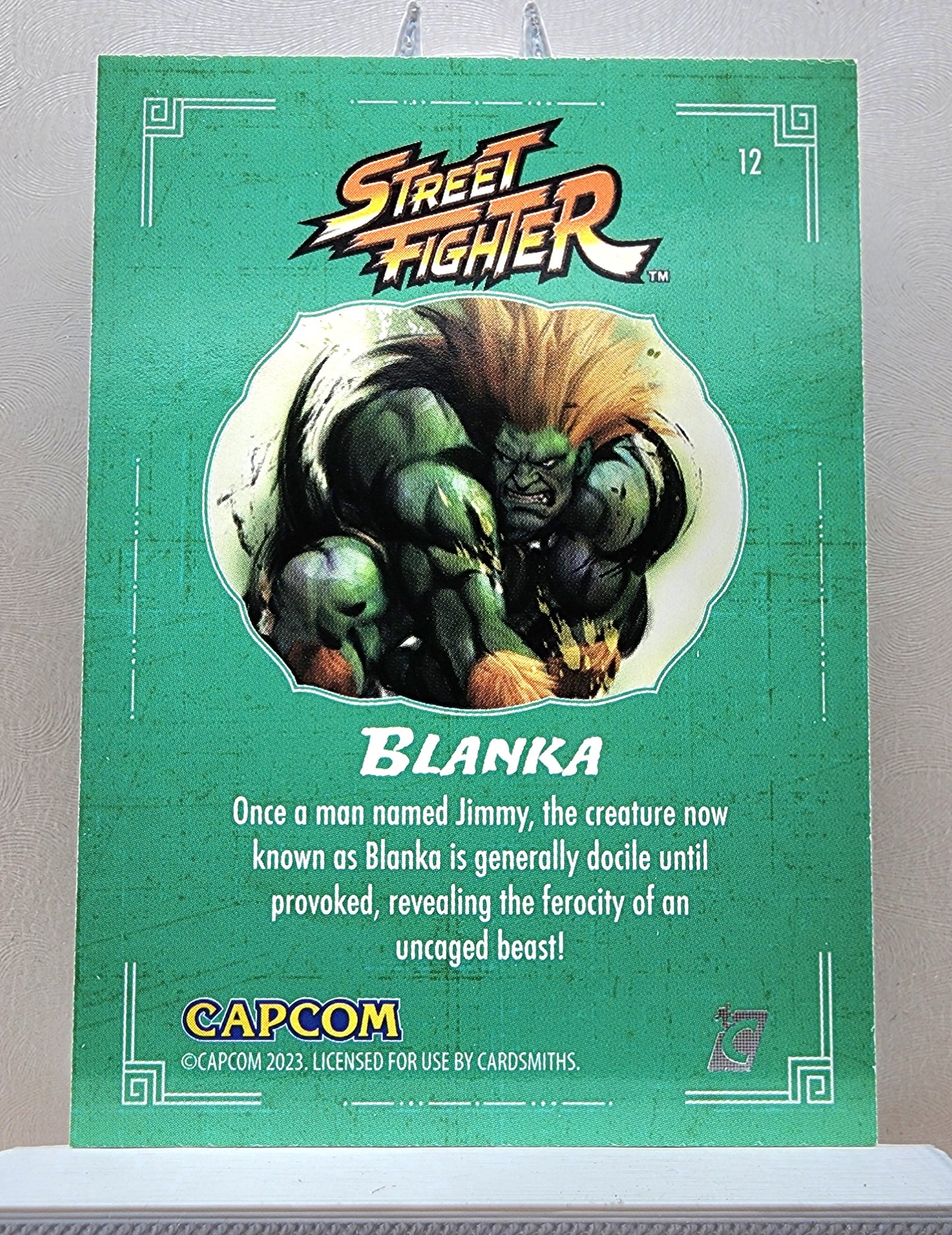 Street Fighter! 1x Blanka - Base Green (#12 - 2023 Cardsmiths Street Fighter Series One)