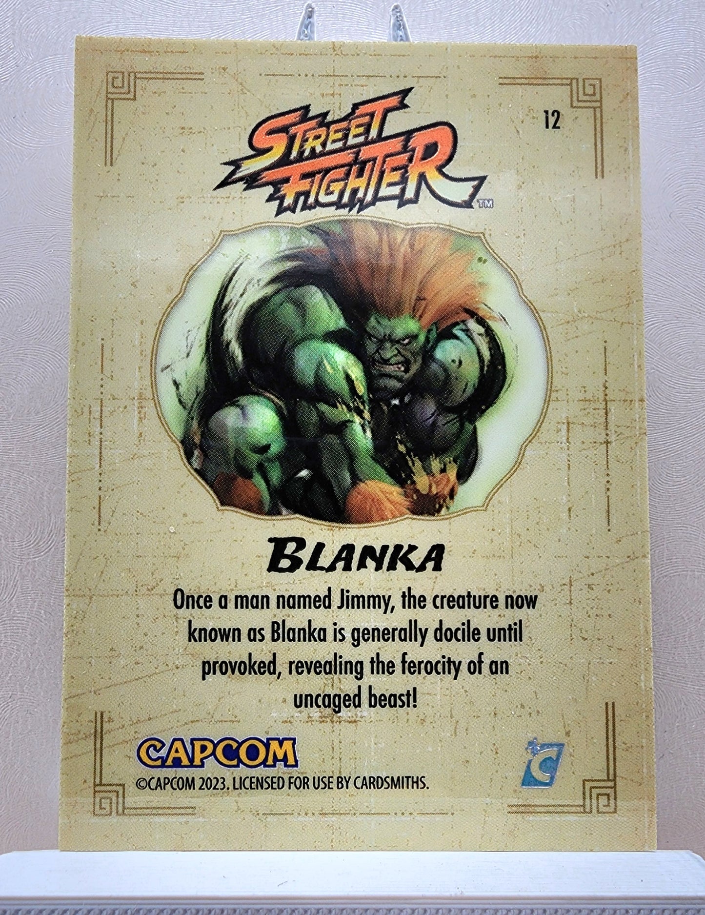 Street Fighter! 1x Blanka - Rainbow Holofoil (#12 - 2023 Cardsmiths Street Fighter Series One)
