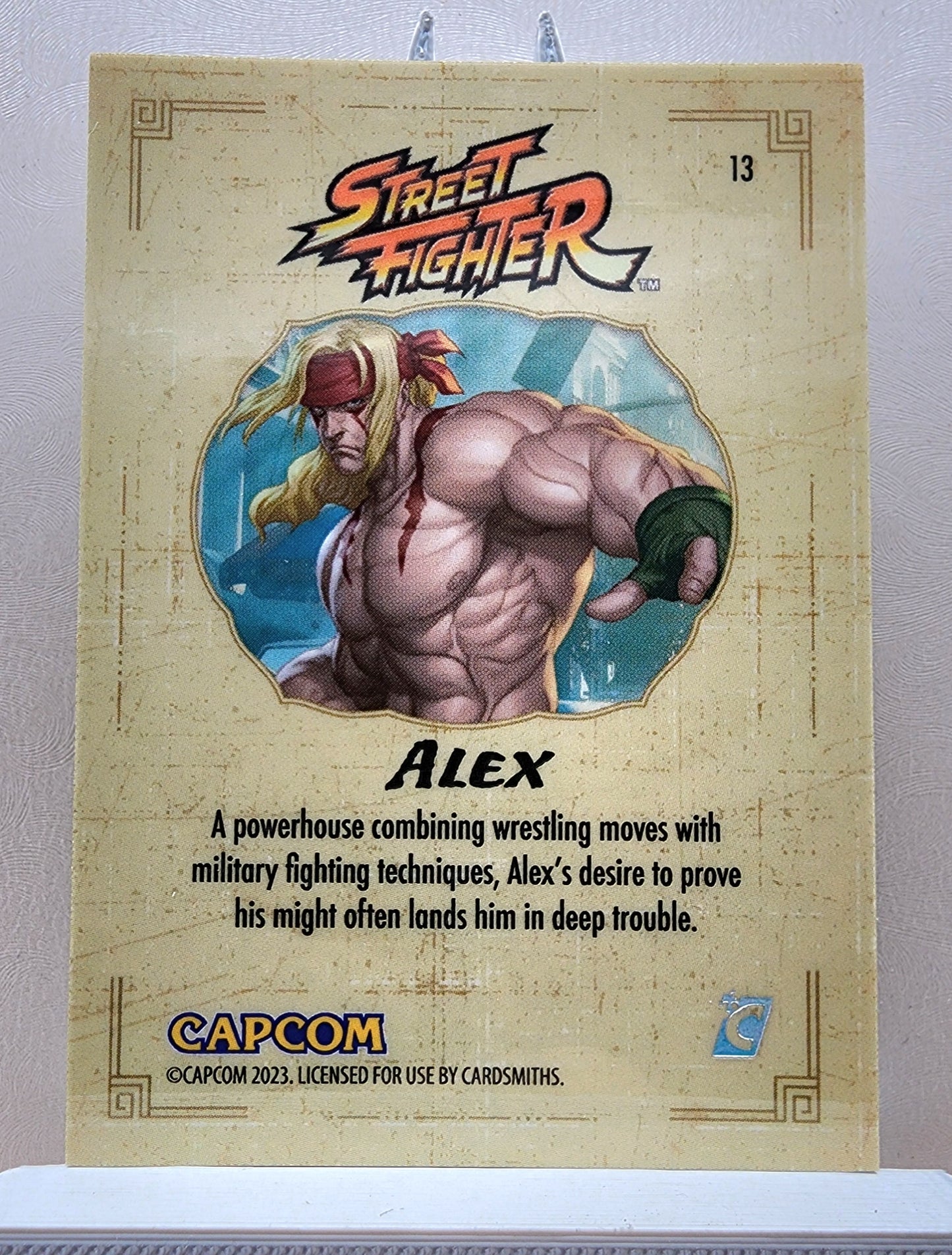 Street Fighter! 1x Alex - Rainbow Holofoil (#13 - 2023 Cardsmiths Street Fighter Series One)