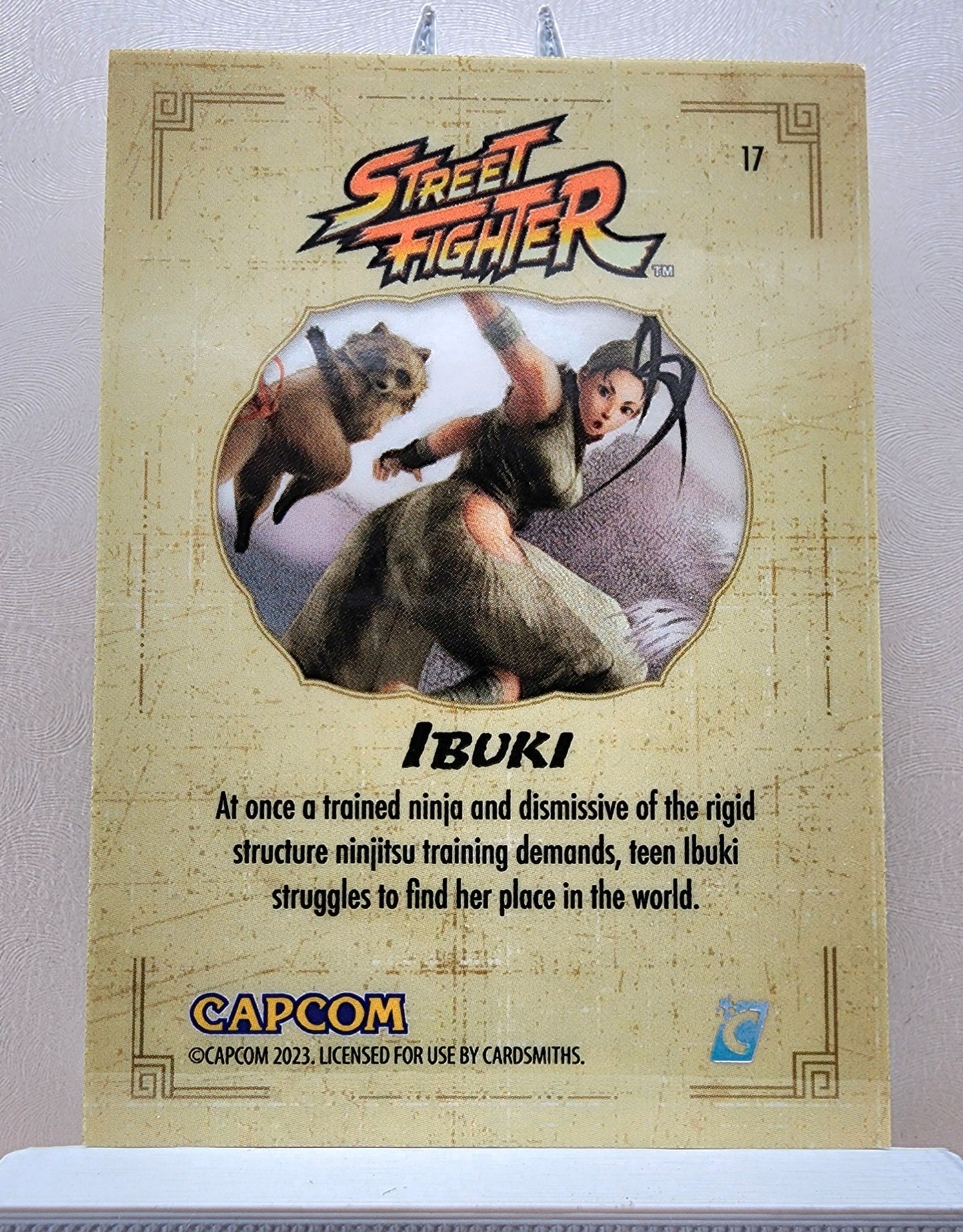 Street Fighter! 1x Ibuki - Rainbow Holofoil (#17 - 2023 Cardsmiths Street Fighter Series One)