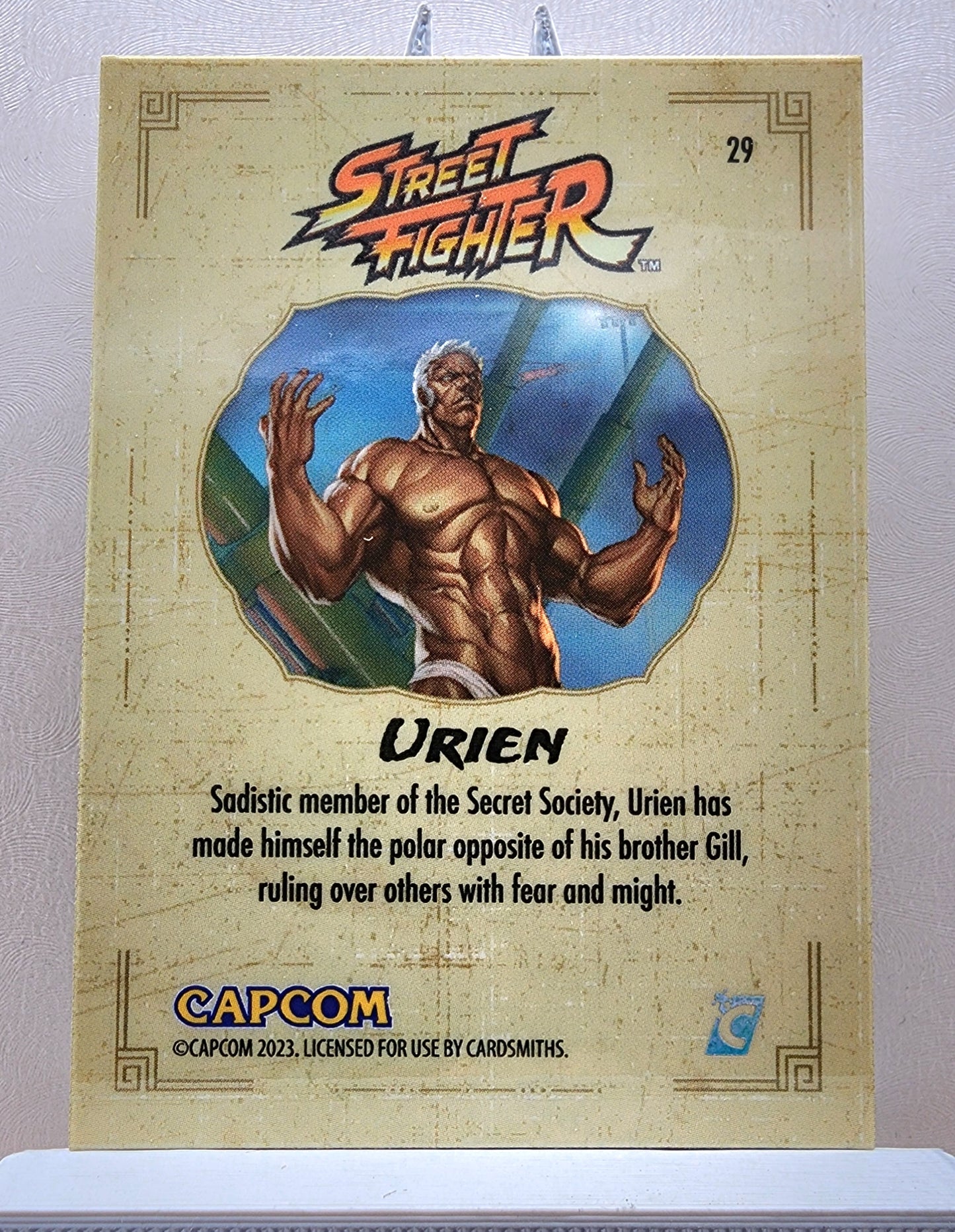 Street Fighter! 1x Urien - Hyperwave Holofoil (#29 - 2023 Cardsmiths Street Fighter Series One)