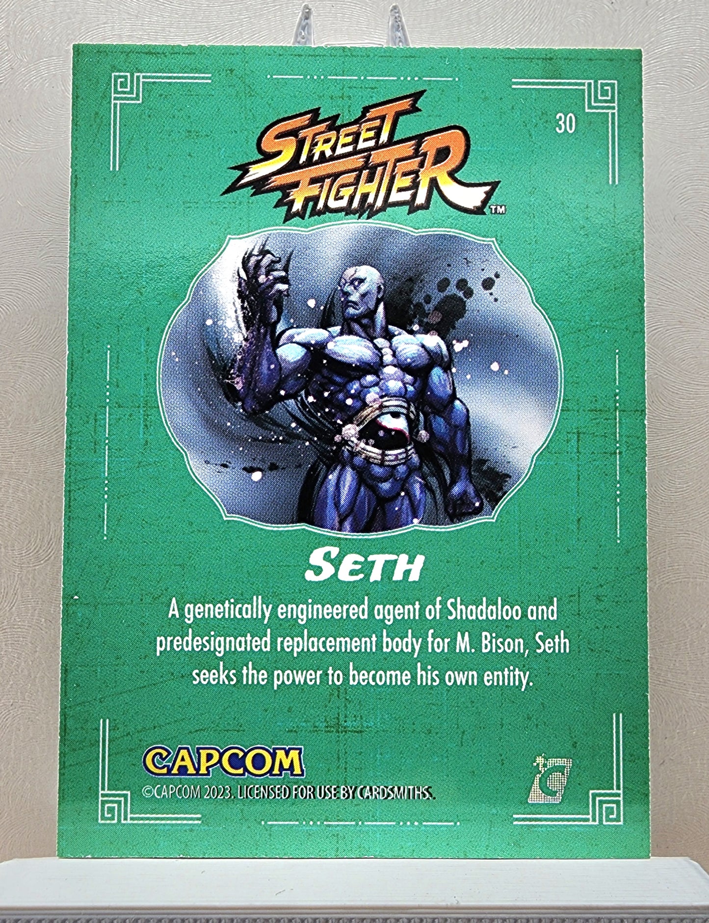 Street Fighter! 1x Seth - Base Green (#30 - 2023 Cardsmiths Street Fighter Series One)