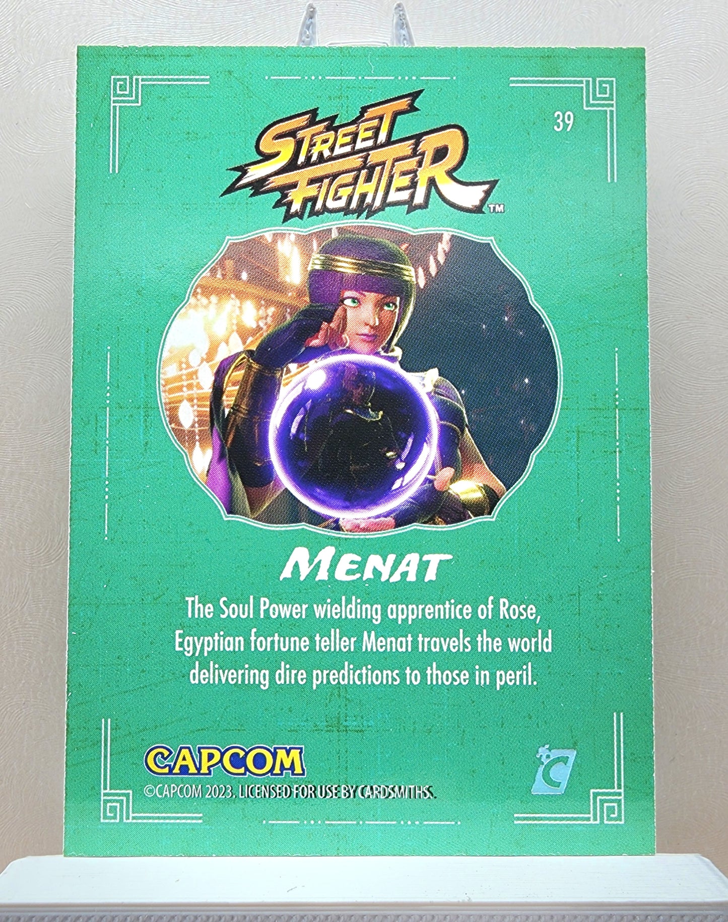 Street Fighter! 1x Menat - Base Green (#39 - 2023 Cardsmiths Street Fighter Series One)