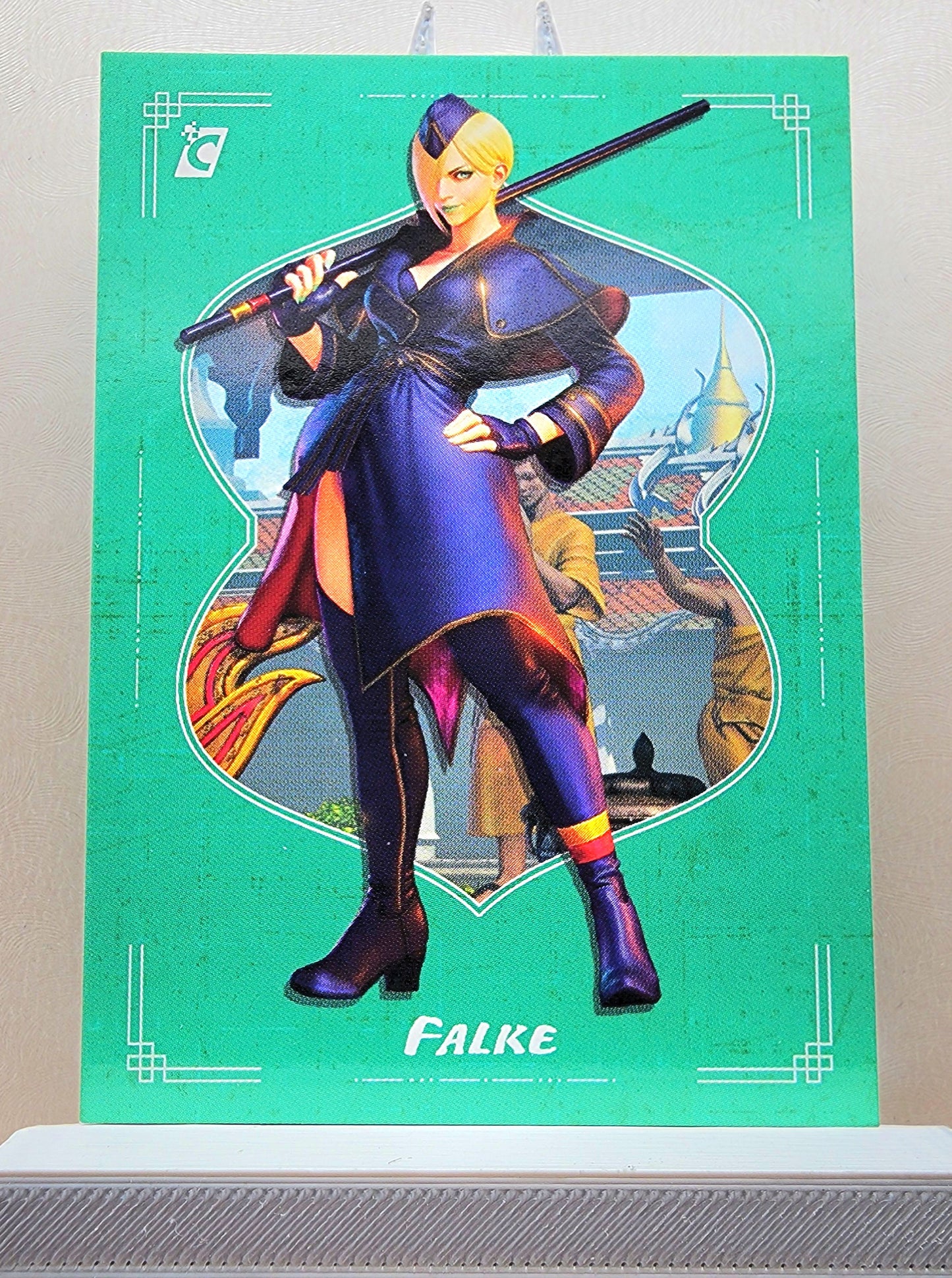 Street Fighter! 1x Falke - Base Green (#43 - 2023 Cardsmiths Street Fighter Series One)