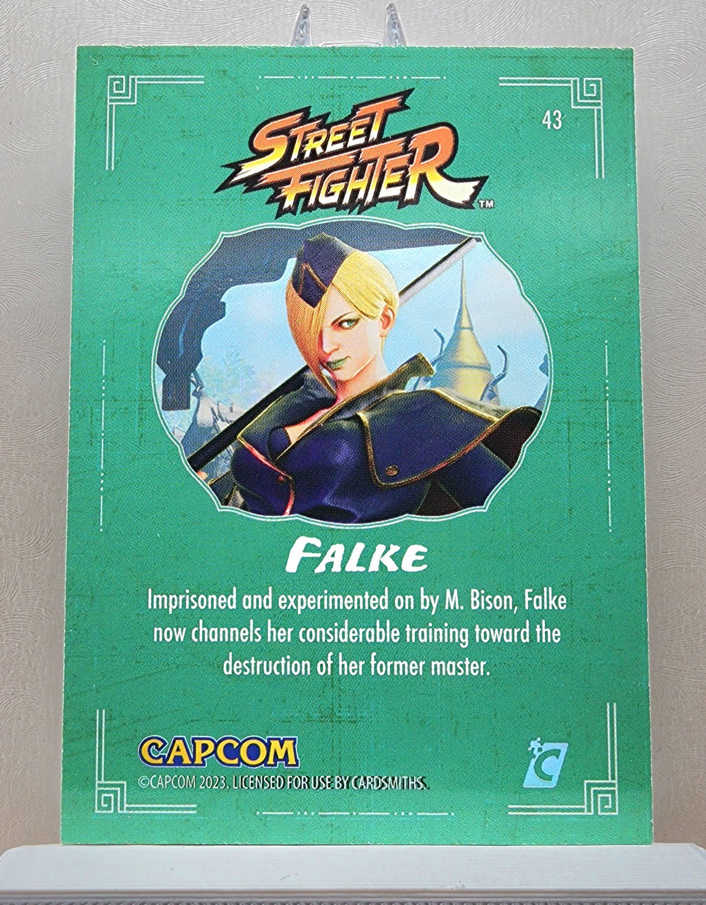 Street Fighter! 1x Falke - Base Green (#43 - 2023 Cardsmiths Street Fighter Series One)