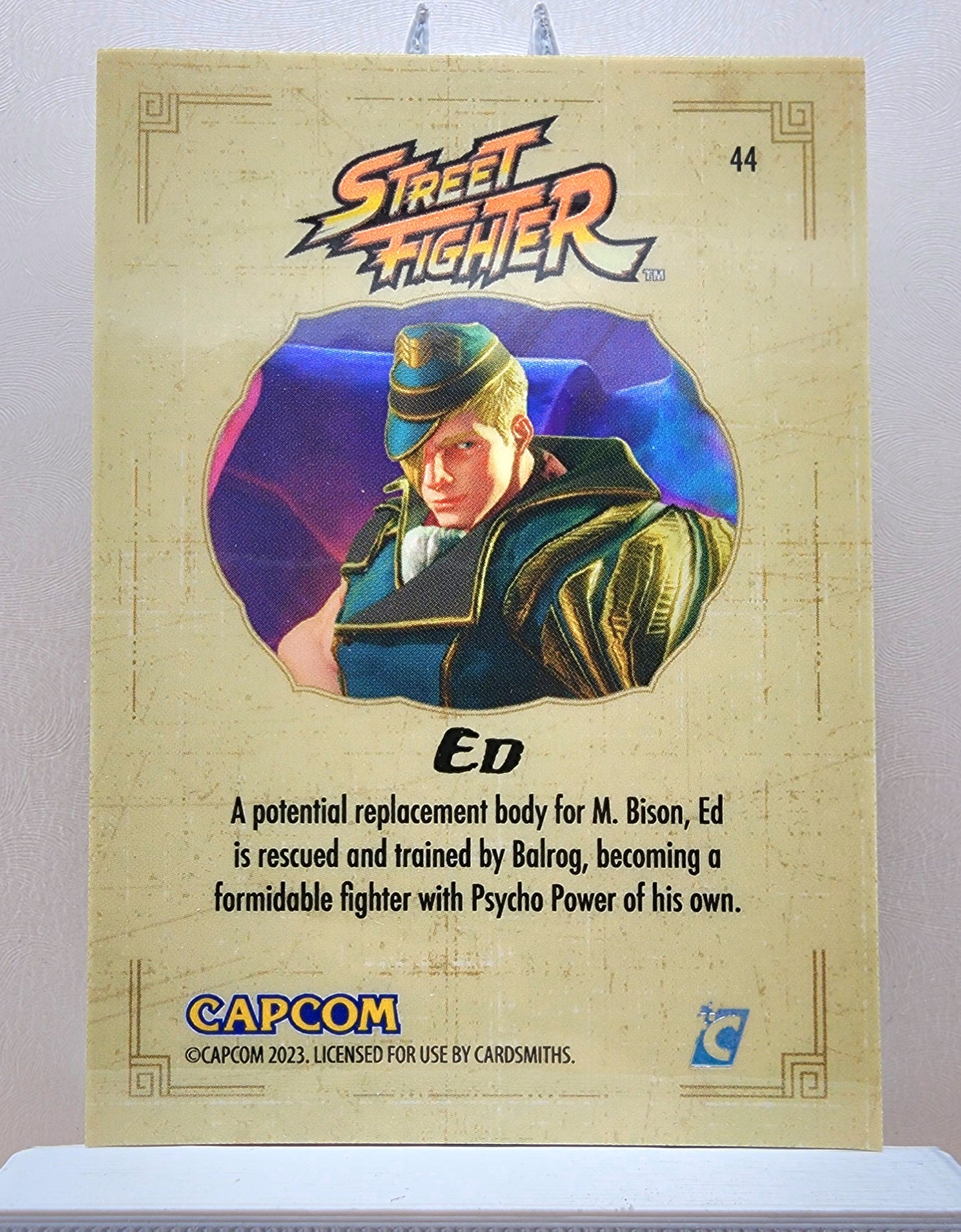 Street Fighter! 1x Ed - Rainbow Holofoil (#44 - 2023 Cardsmiths Street Fighter Series One)