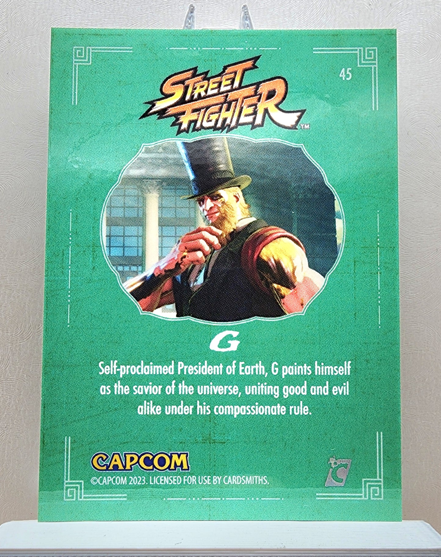 Street Fighter! 1x G - Holofoil Green (#45 - 2023 Cardsmiths Street Fighter Series One)