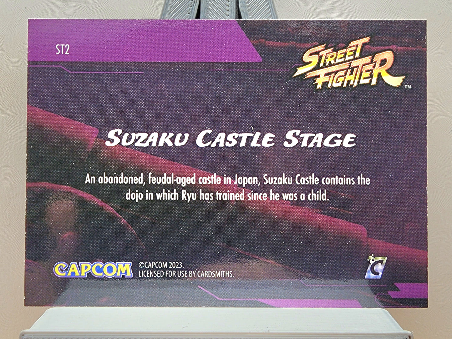Street Fighter! 1x Suzaku Castle - Insert (#ST2 - 2023 Cardsmiths Street Fighter Series One)