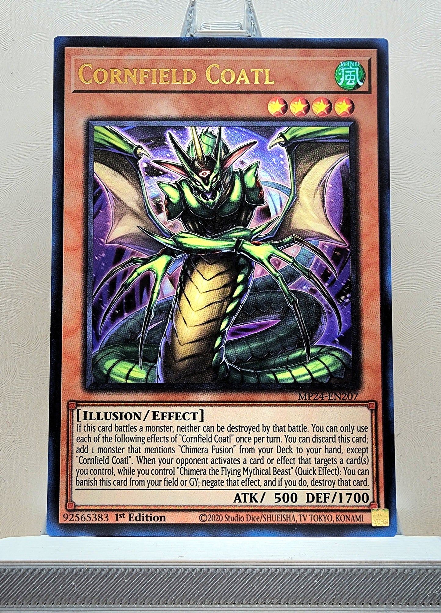 Yugioh! 1x Cornfield Coatl (MP24 - Ultra Rare) 1st Edition
