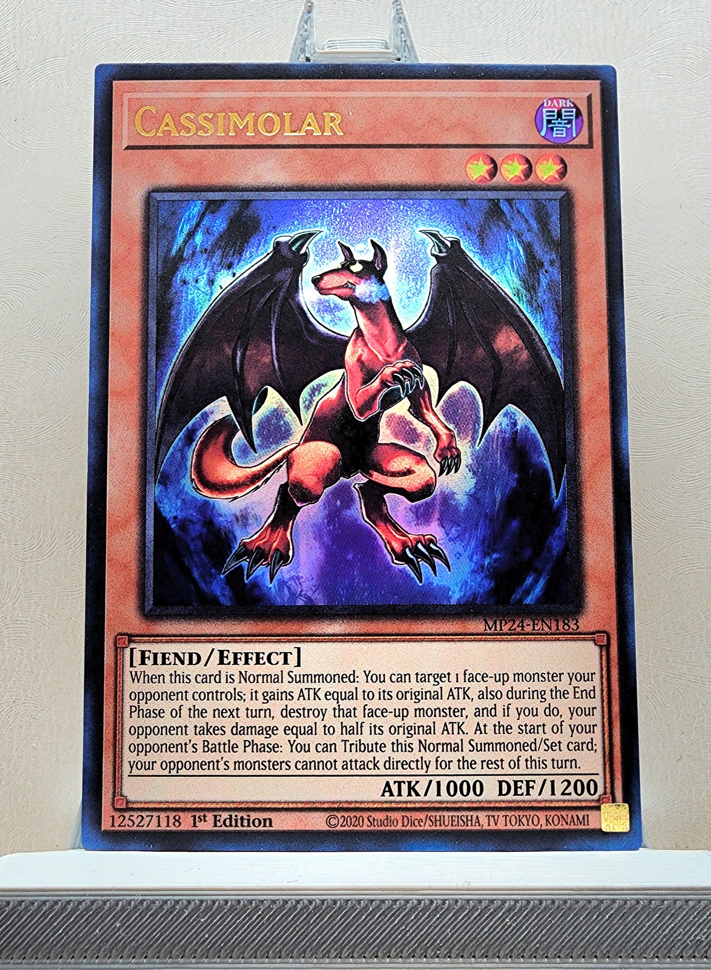 Yugioh! 1x Cassimolar (MP24 - Ultra Rare) 1st Edition