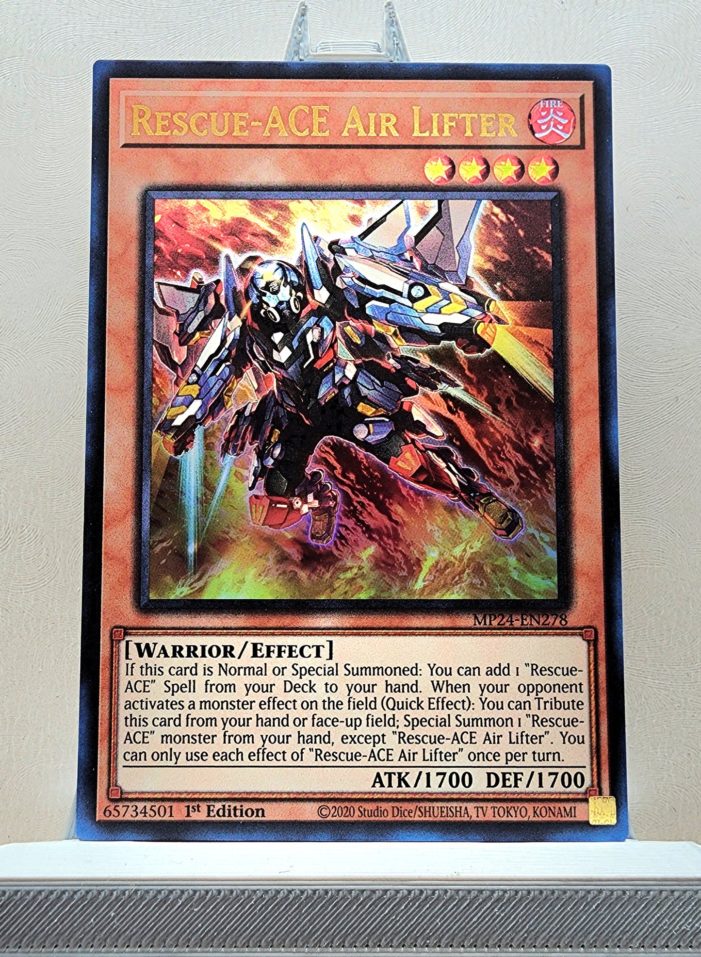Yugioh! 1x Rescue-ACE Air Lifter (MP24 - Ultra Rare) 1st Edition