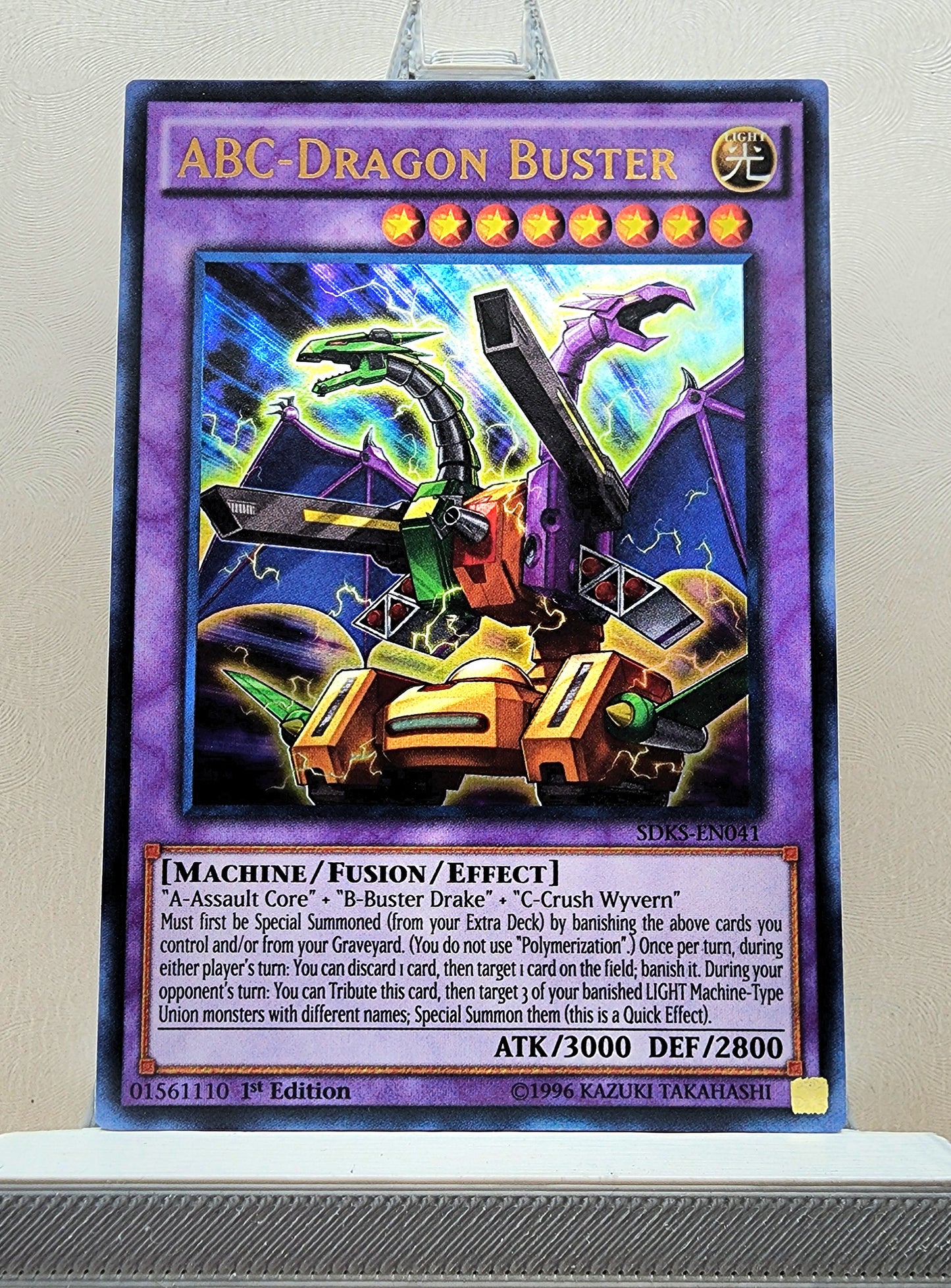 Yugioh! 1x ABC-Dragon Buster (SDKS - Ultra Rare) 1st/Unli Edition